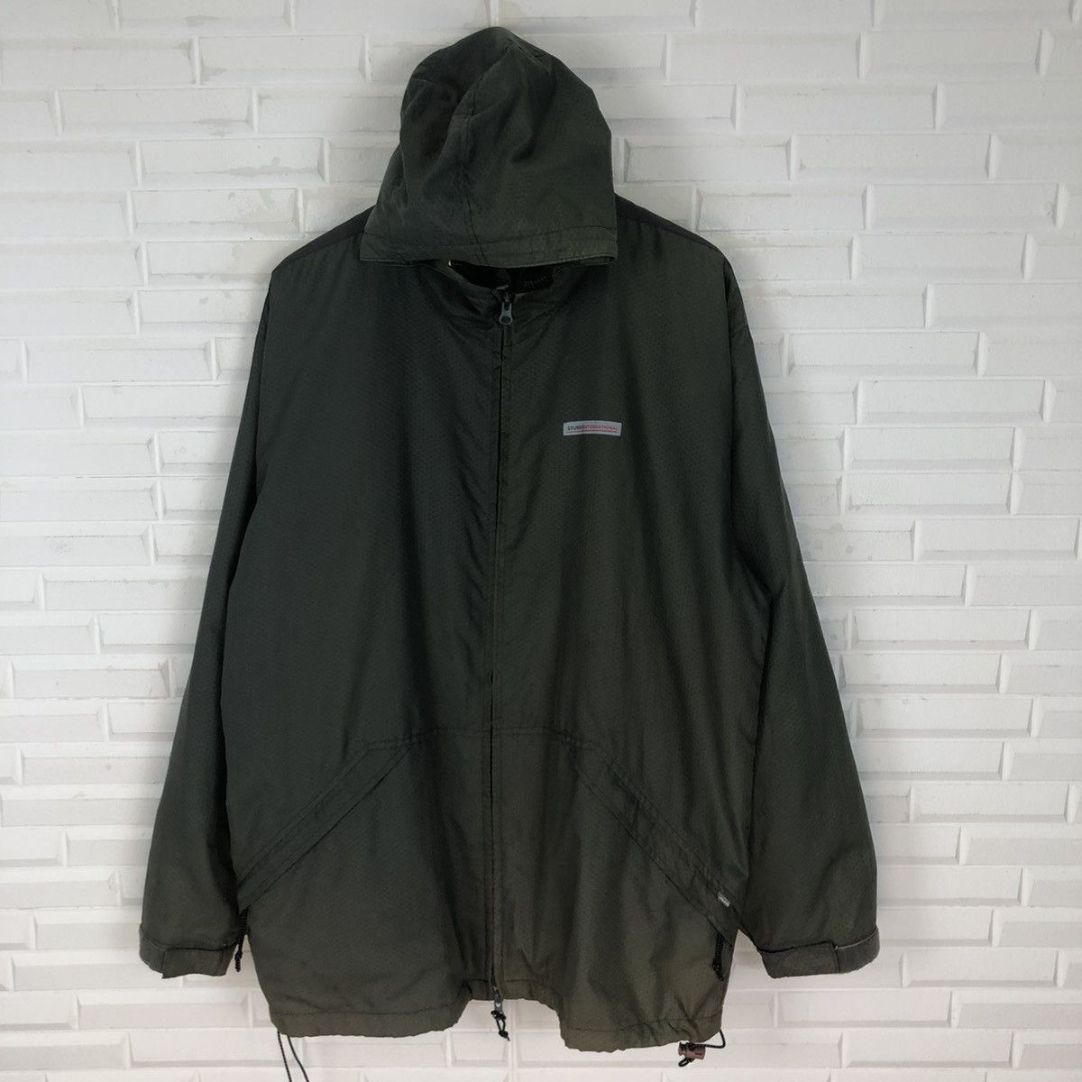 Stussy × Vintage STUSSY INTERNATIONAL HOODIE LIGHT JACKET Size US L / EU 52-54 / 3 - 5 Thumbnail