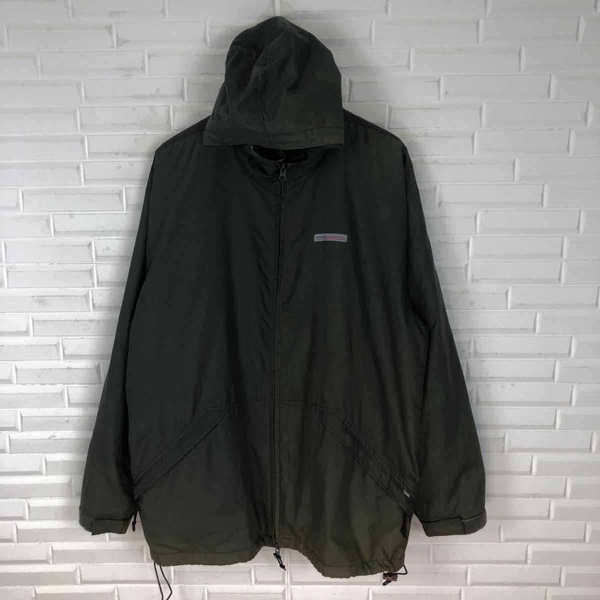 Stussy × Vintage STUSSY INTERNATIONAL HOODIE LIGHT JACKET Size US L / EU 52-54 / 3 - 2 Thumbnail