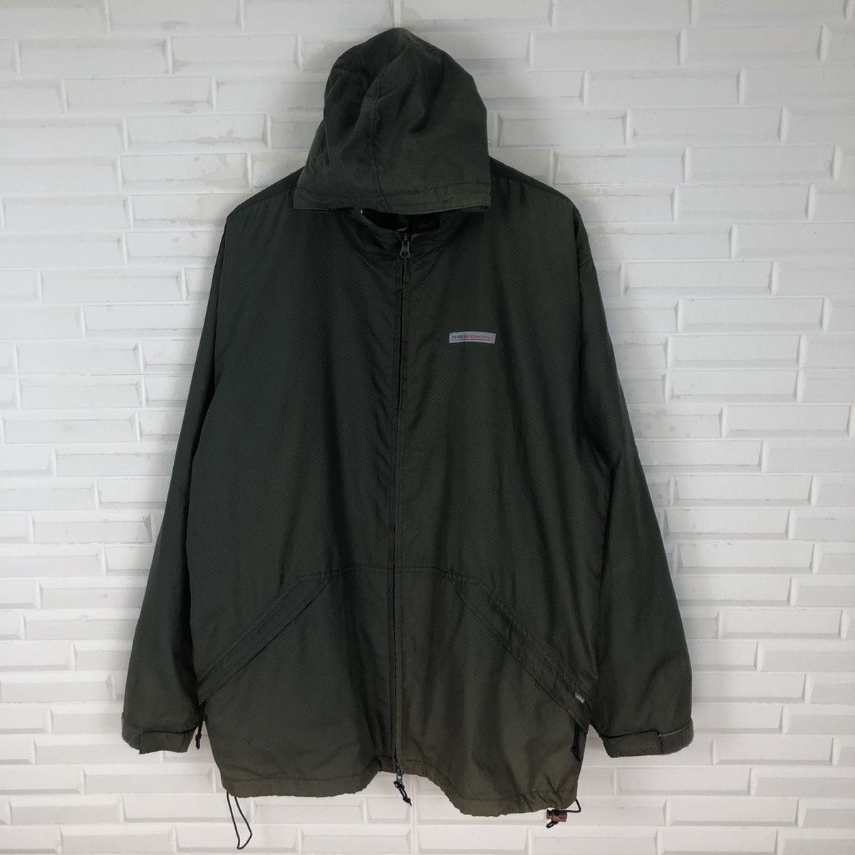Stussy × Vintage STUSSY INTERNATIONAL HOODIE LIGHT JACKET Size US L / EU 52-54 / 3 - 1 Thumbnail