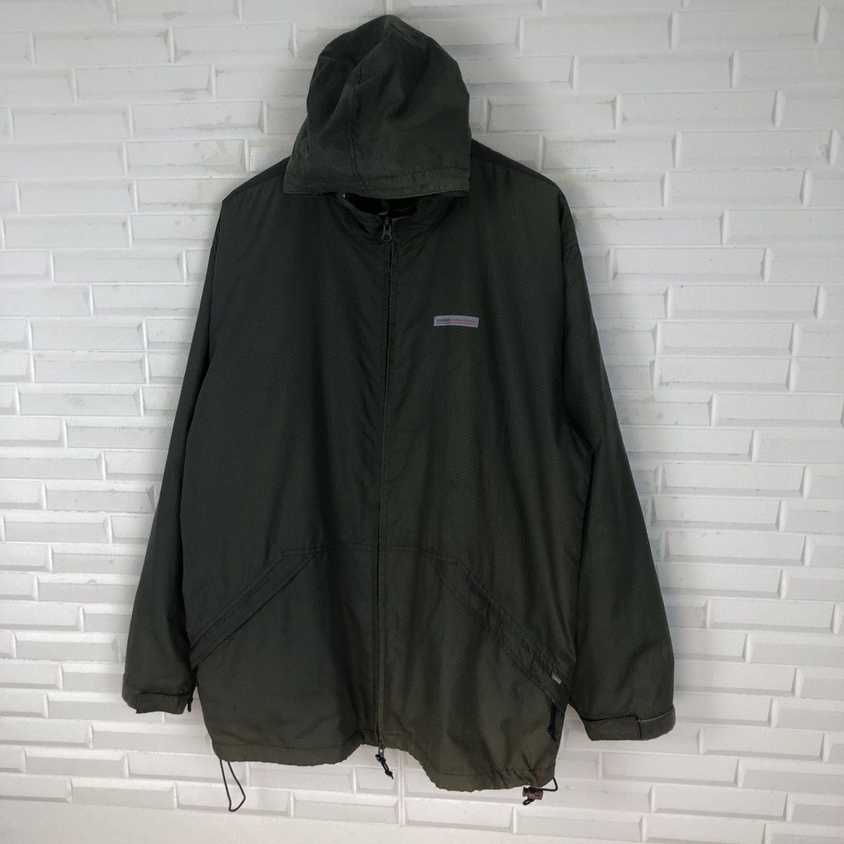 Stussy × Vintage STUSSY INTERNATIONAL HOODIE LIGHT JACKET Size US L / EU 52-54 / 3 - 3 Thumbnail