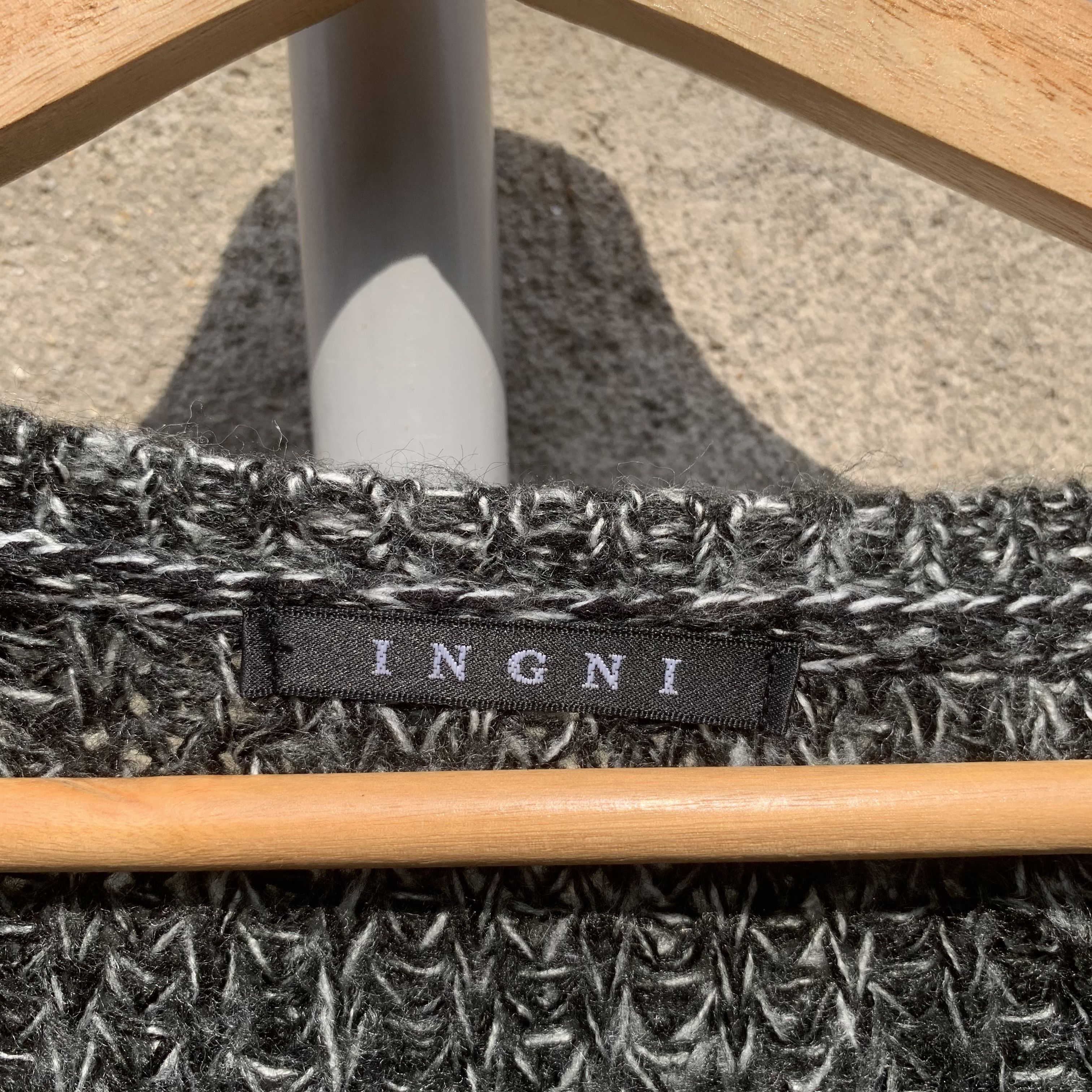 Aran Isles Knitwear Vintage IGNI JAPAN Knit Baggy Jumper Shaggy Sweater Size US L / EU 52-54 / 3 - 3 Thumbnail