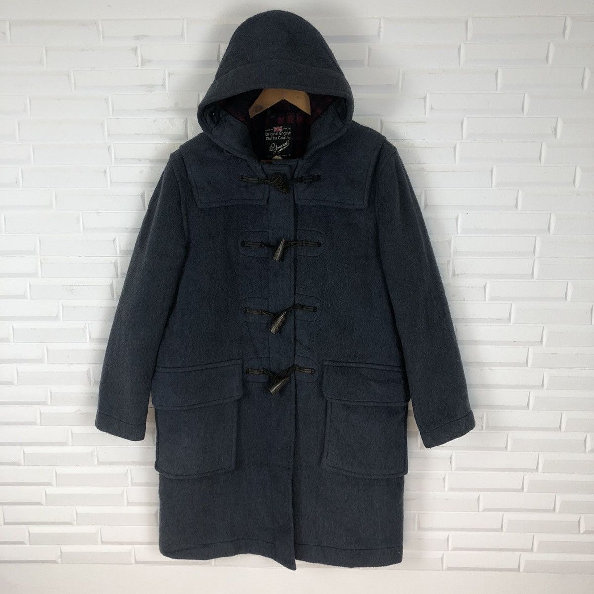 Gloverall × Vintage GLOVERALL DUFFLE COAT HOODIE JACKET Size US M / EU 48-50 / 2 - 2 Thumbnail