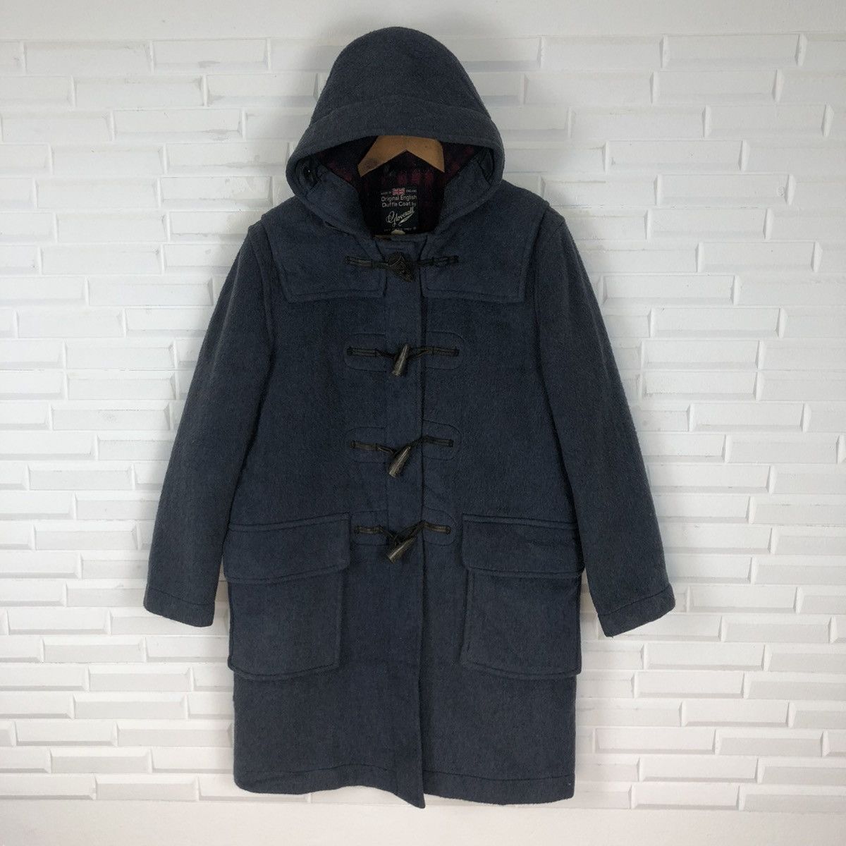 Gloverall × Vintage GLOVERALL DUFFLE COAT HOODIE JACKET Size US M / EU 48-50 / 2 - 1 Thumbnail