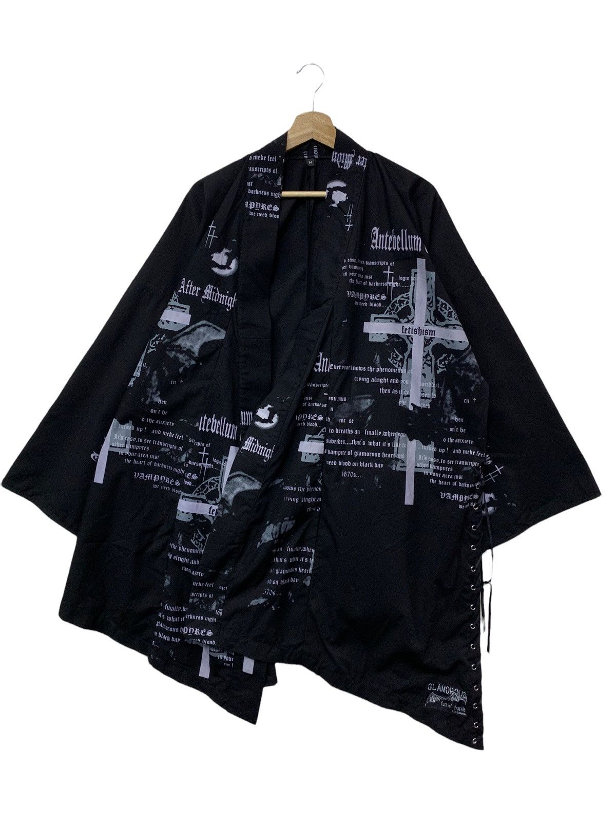 Le Grande Bleu (L.G.B.) × Seditionaries 🔥GFF CROSS GOTHIC KIMONO STYLE Size US M / EU 48-50 / 2 - 1 Thumbnail