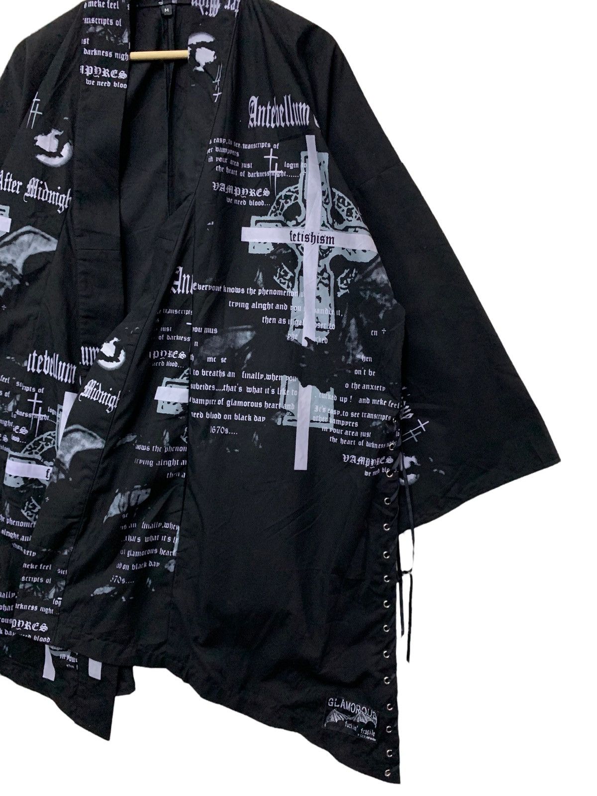 Le Grande Bleu (L.G.B.) × Seditionaries 🔥GFF CROSS GOTHIC KIMONO STYLE Size US M / EU 48-50 / 2 - 3 Thumbnail