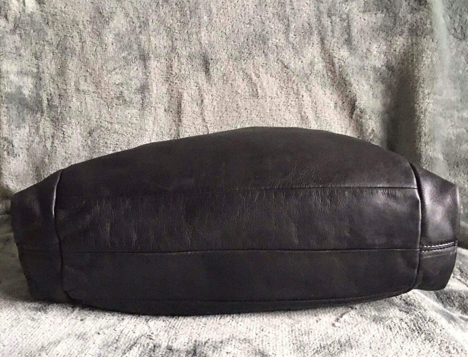 Other Bruno Rossi Black Leather Hobo Bag Backpack Handbag Size ONE SIZE - 3 Thumbnail