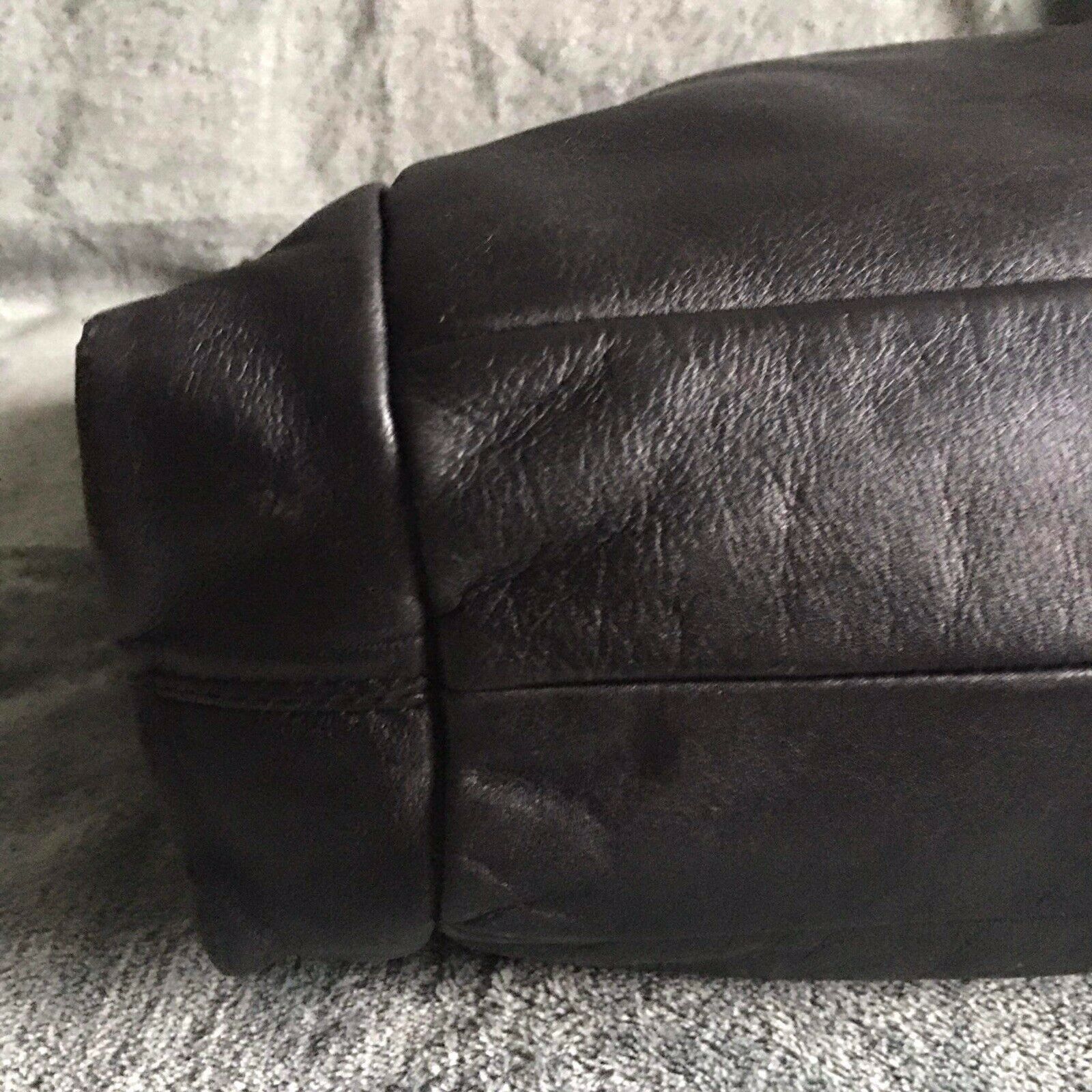 Other Bruno Rossi Black Leather Hobo Bag Backpack Handbag Size ONE SIZE - 4 Thumbnail