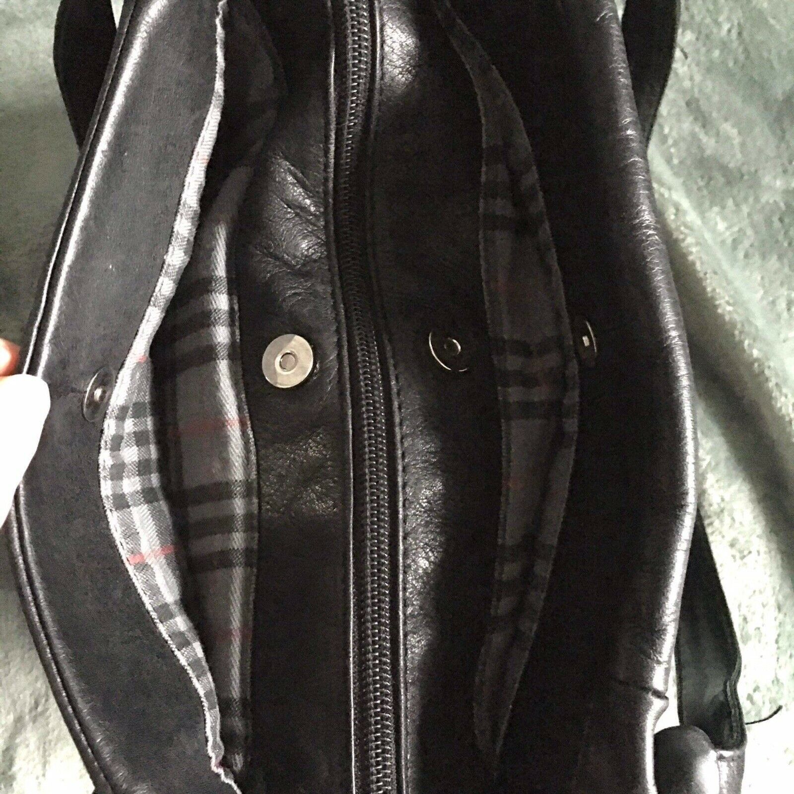 Other Bruno Rossi Black Leather Hobo Bag Backpack Handbag Size ONE SIZE - 9 Thumbnail