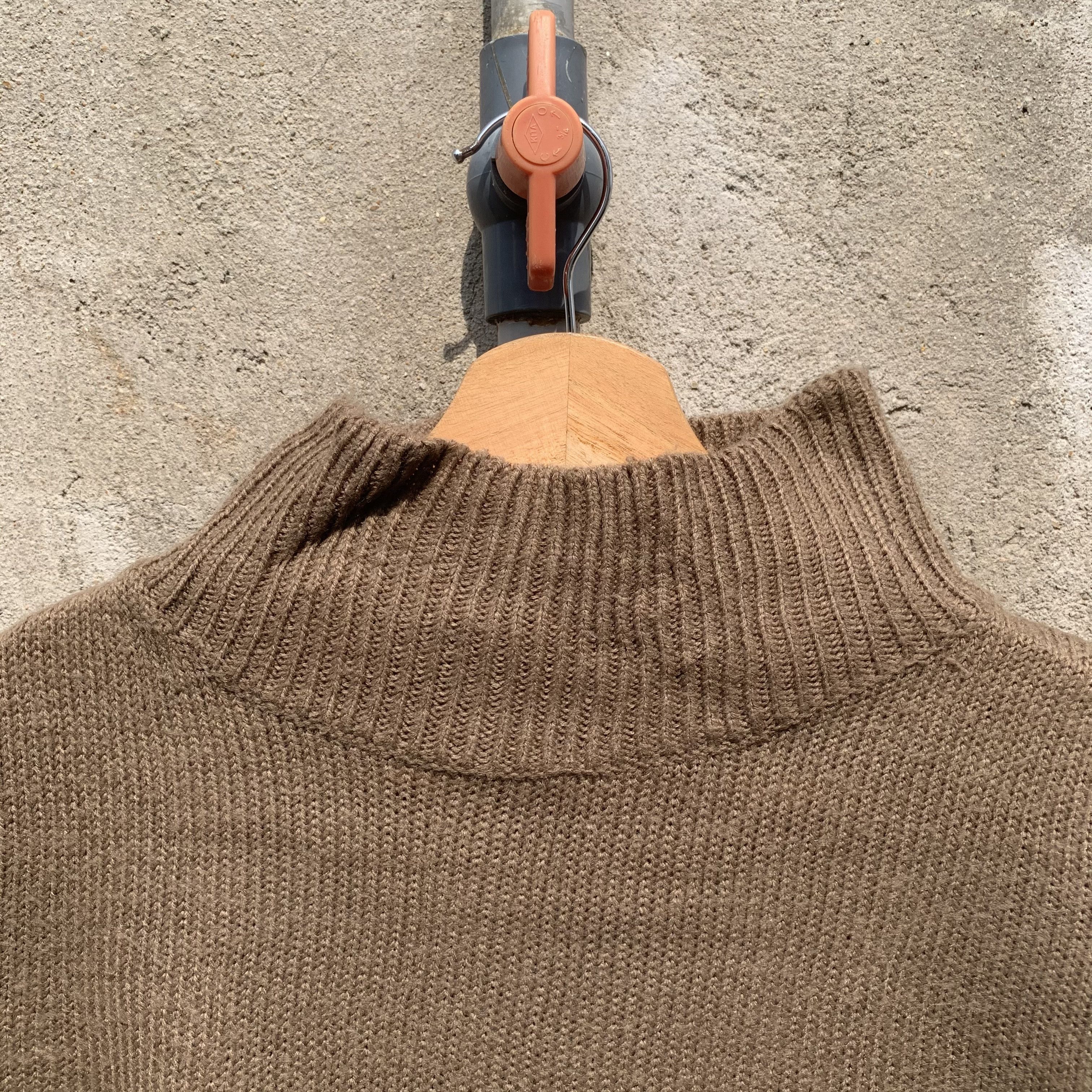 Aran Isles Knitwear Two Tone Knit Navy Brand Jumper Baggy jumper Sweater Size US L / EU 52-54 / 3 - 4 Thumbnail