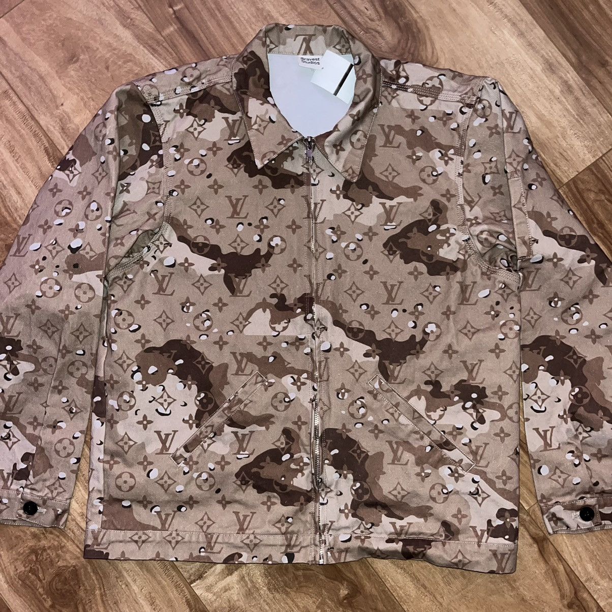 Bravest Studios, Jackets & Coats, Bravest Studios Louis Vuitton Print  Jacket