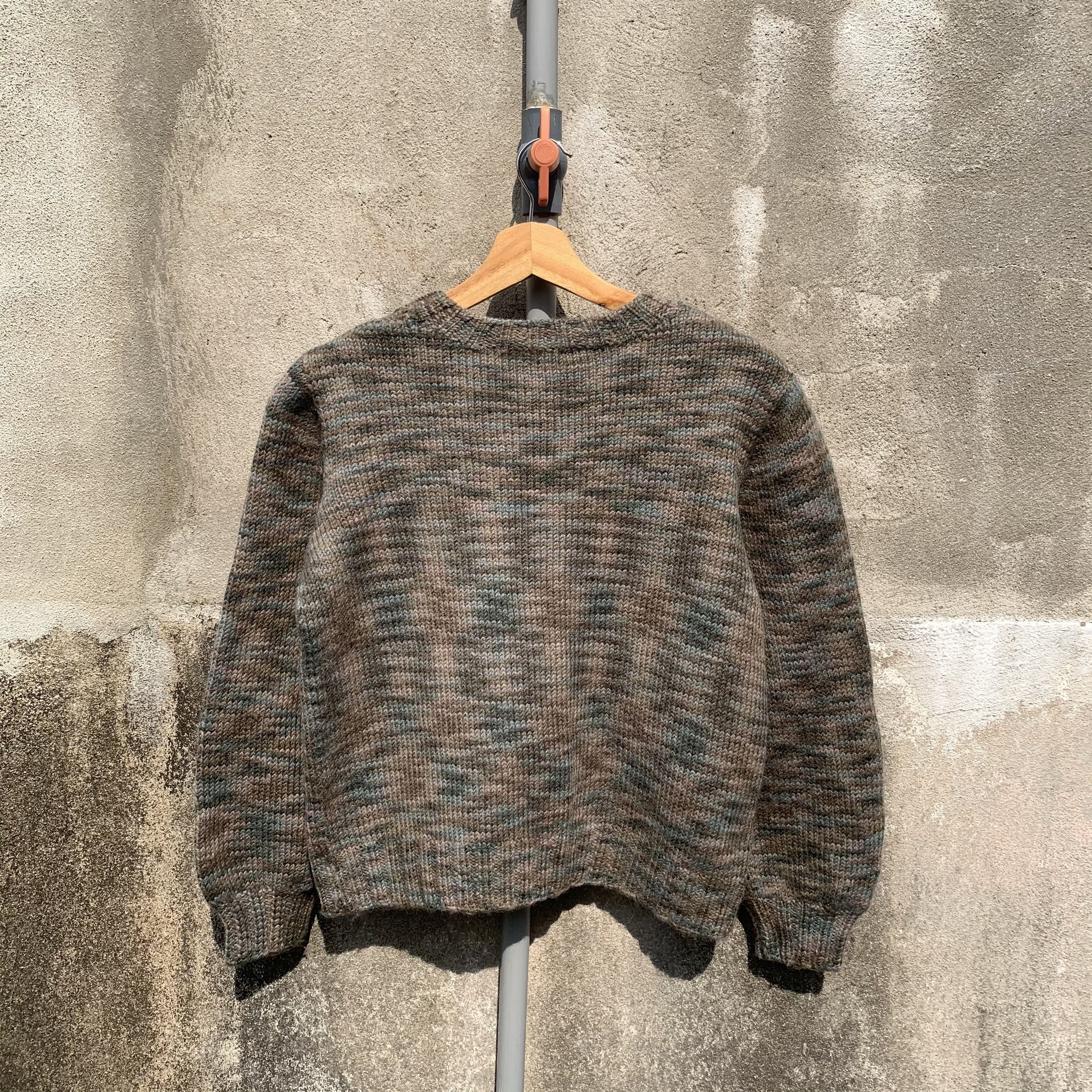 Aran Isles Knitwear Japanese Vintage Knit Jumper V Neck Pullover Kids Sweater Size US S / EU 44-46 / 1 - 6 Thumbnail