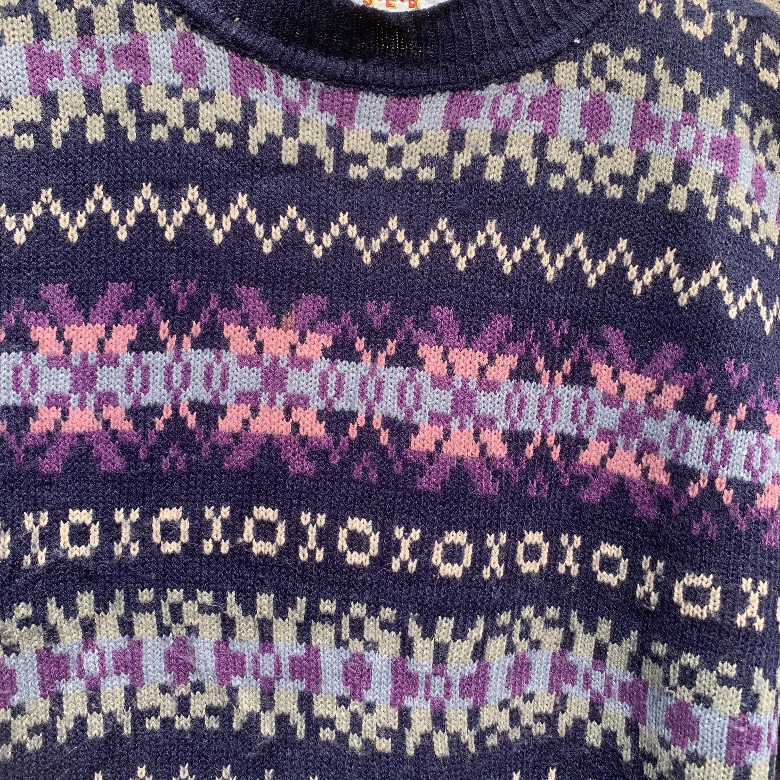 Aran Isles Knitwear O.E.B Knit Crewneck Jumper Arts Tribal Pullover Sweater Size US M / EU 48-50 / 2 - 4 Thumbnail