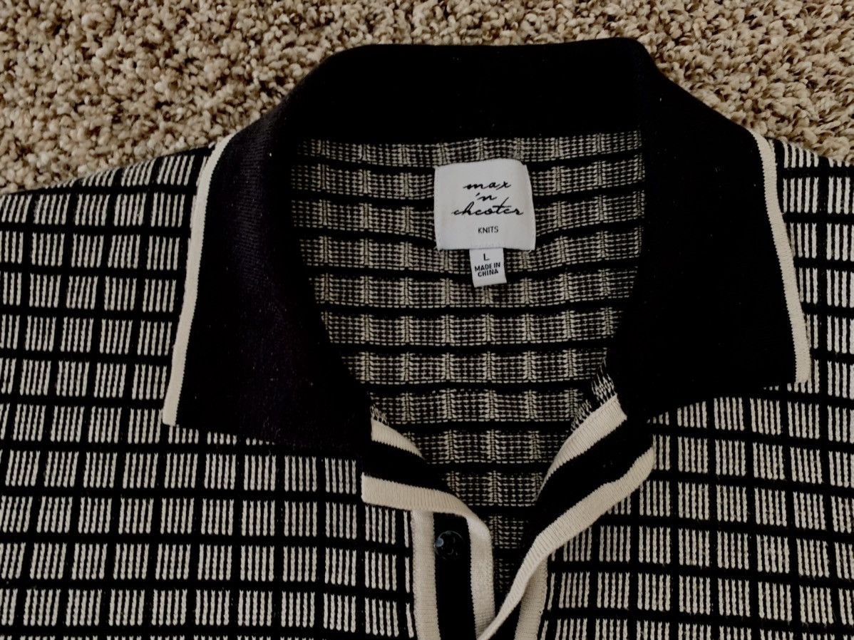 Vintage Max ‘n Chester Retro MOD Knit Sweater Polo Size US L / EU 52-54 / 3 - 4 Thumbnail