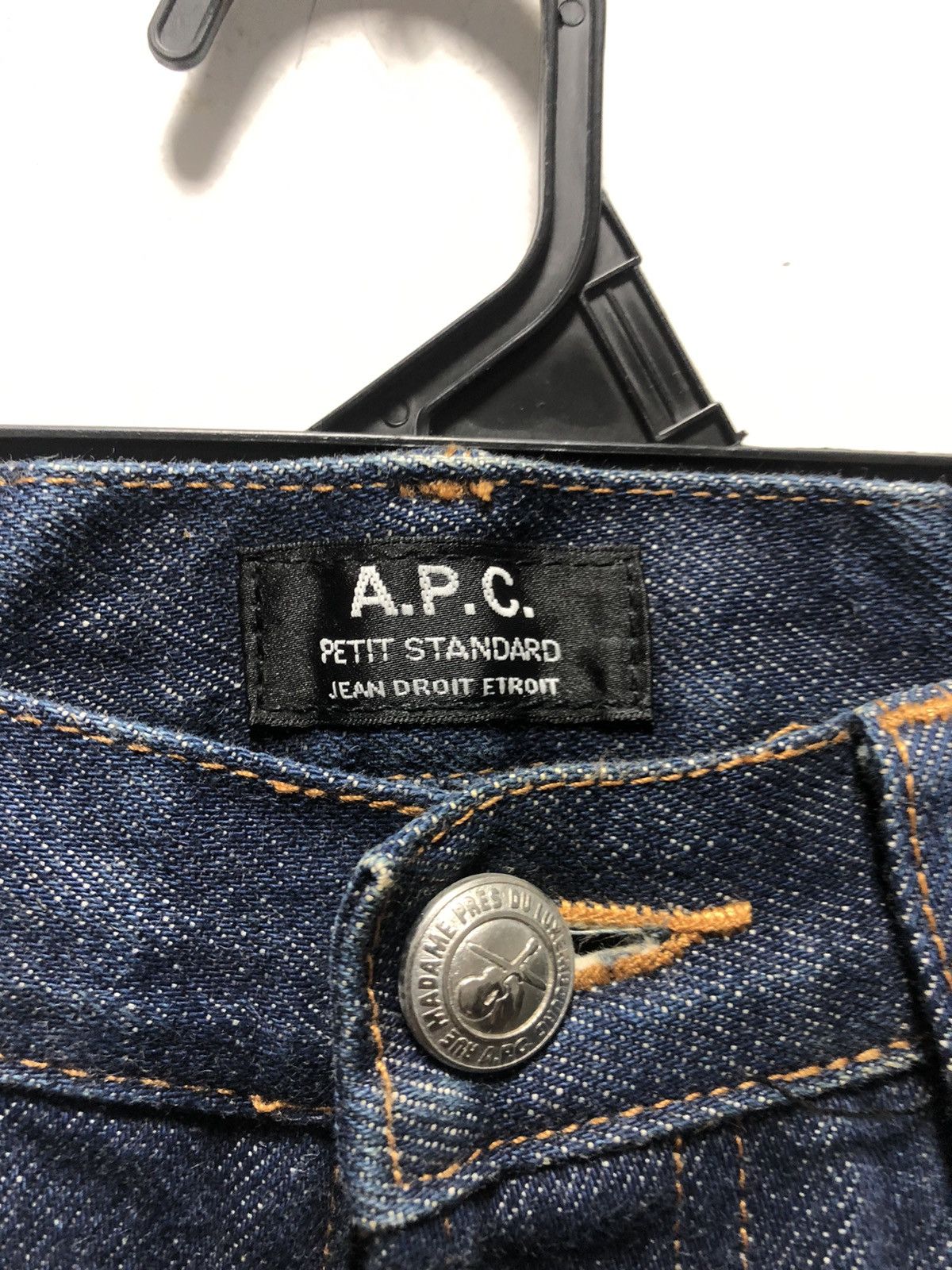 APC Denim Pants Petit Standard Jean Droit Etroit Selvedge