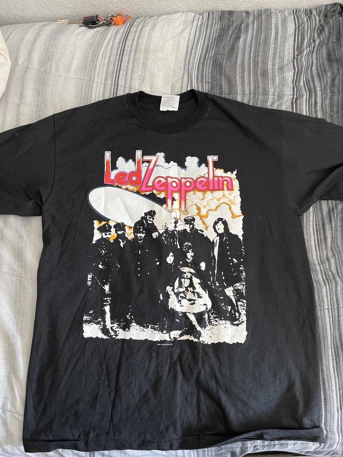 Hanes Early 90s Hanes Ultraweight Led Zeppelin | Grailed