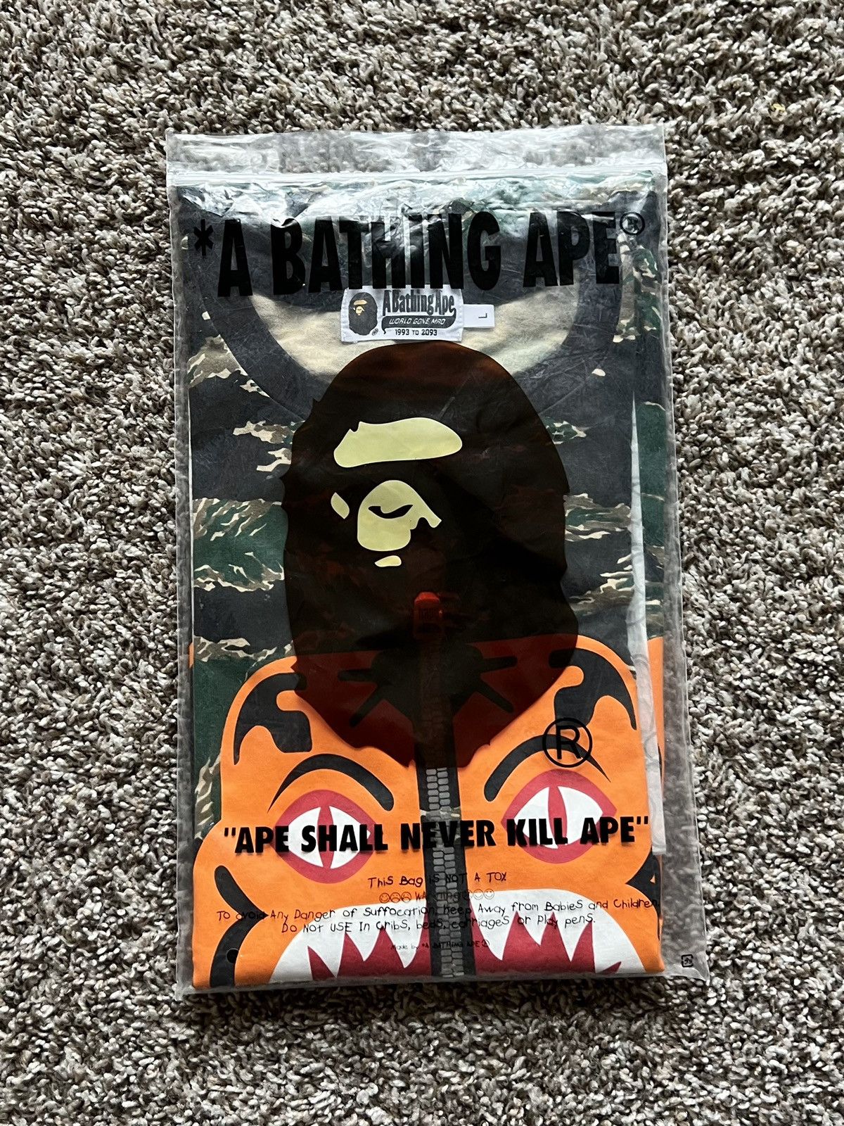 Bape Tiger duck camo tee | Grailed