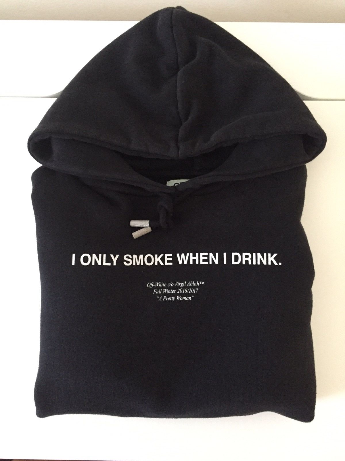 "I Only Smoke When I Drink" Hoodie (black)