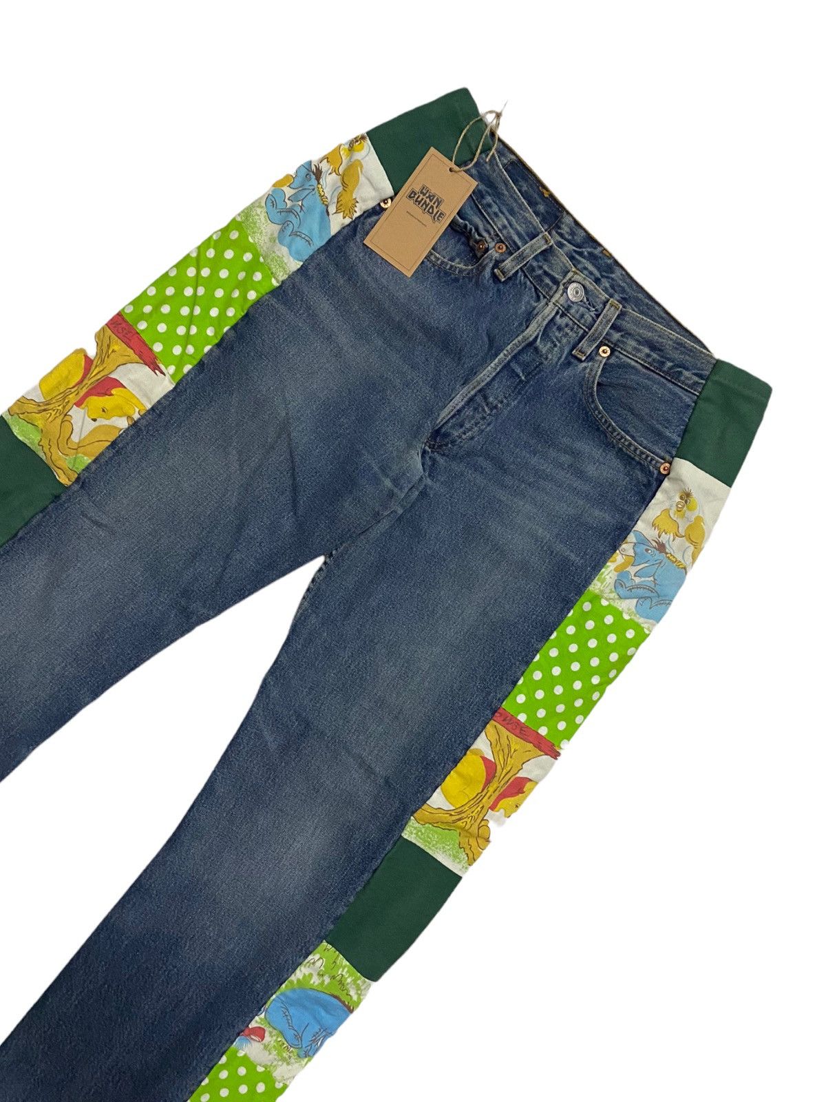 Levi's Levi's 501 Custom Winnie The Pooh Jeans Size US 30 / EU 46 - 1 Thumbnail