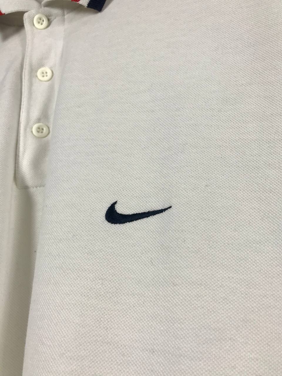 Nike × Vintage Nike swoosh streetwear vintage polo tee Size US XL / EU 56 / 4 - 3 Thumbnail