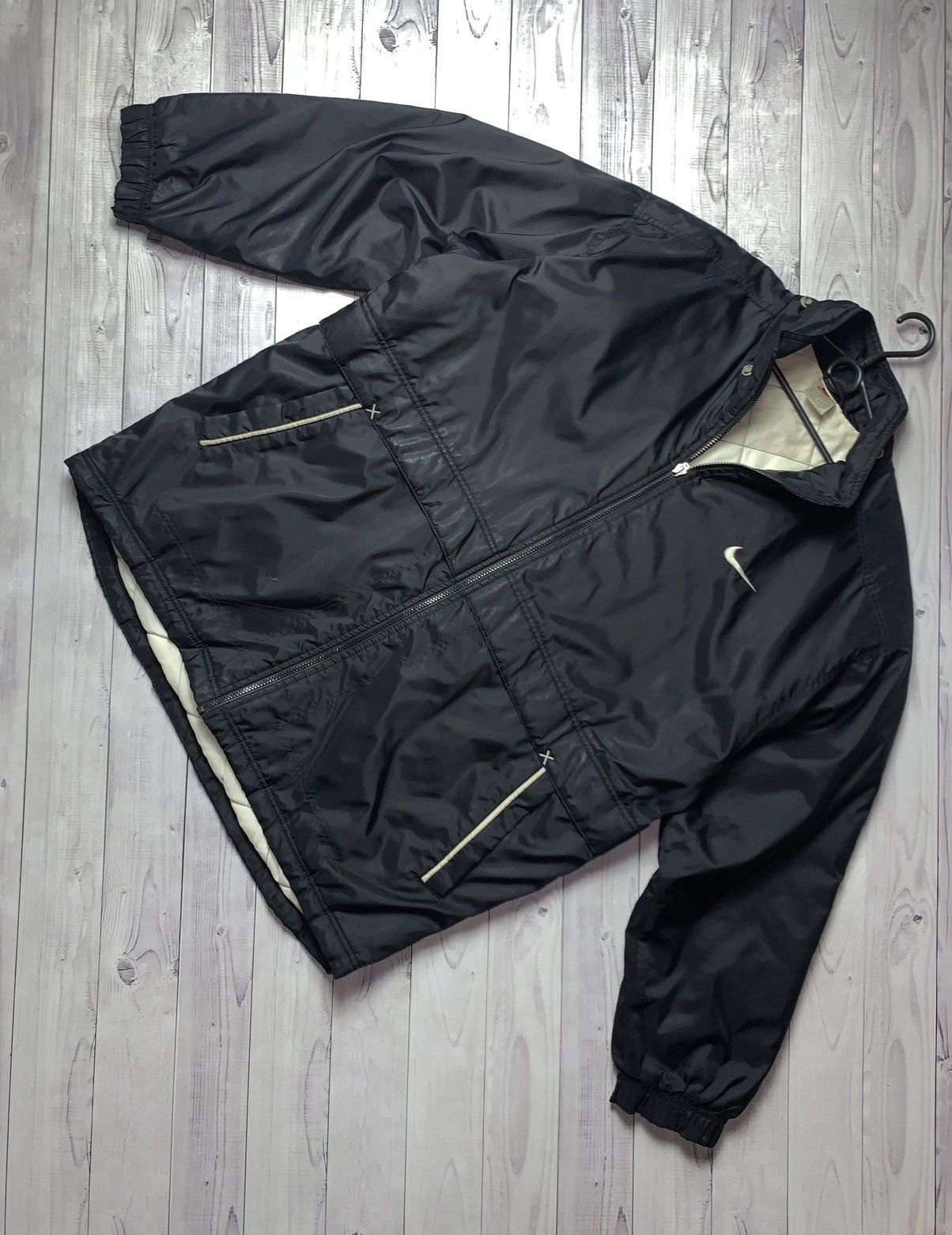 Nike × Vintage Vintage Nike jacket big swoosh size L Size US L / EU 52-54 / 3 - 2 Thumbnail