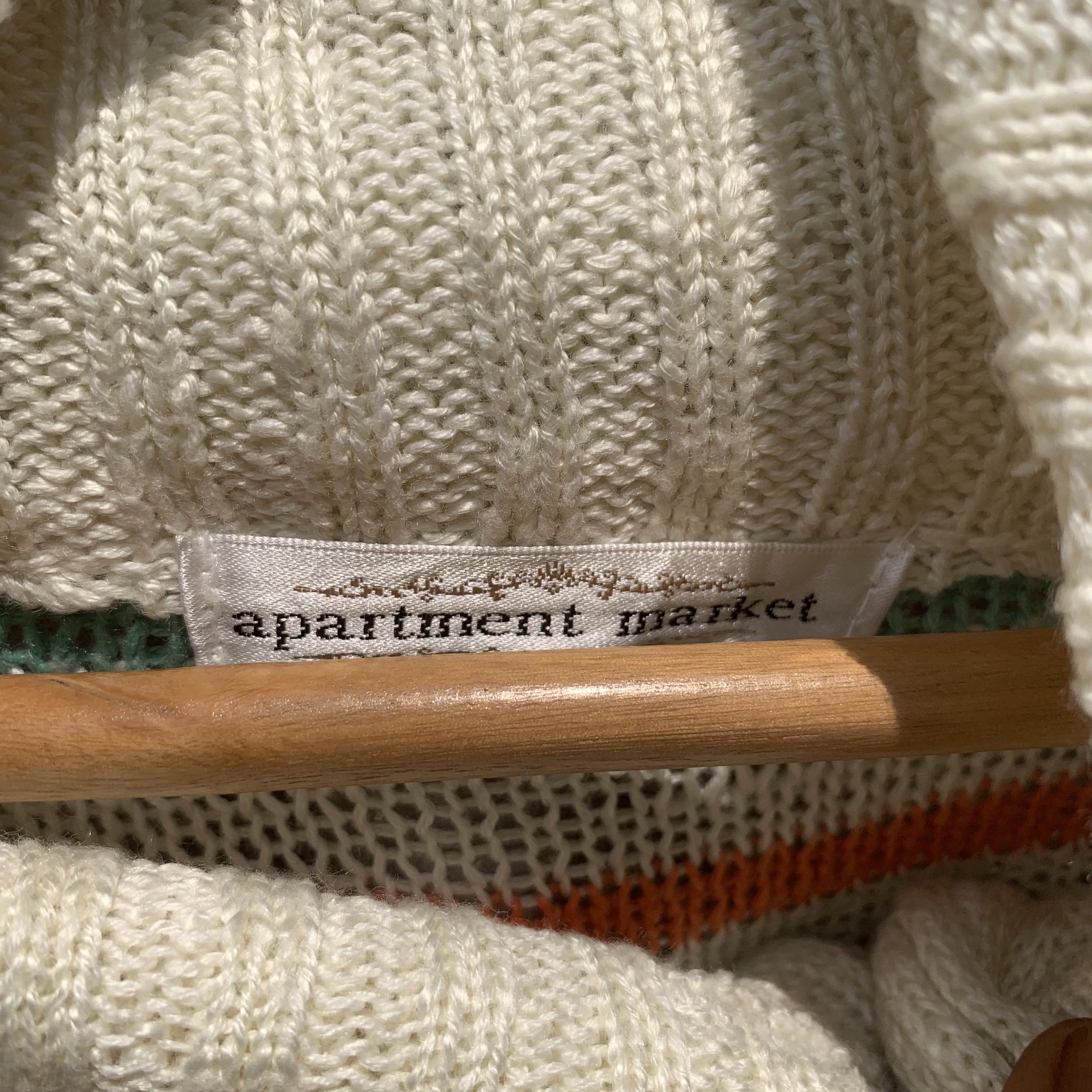 Japanese Brand Apartment Market Striped Butyon Ups Jumper Pullover Sweater Size US XS / EU 42 / 0 - 8 Thumbnail