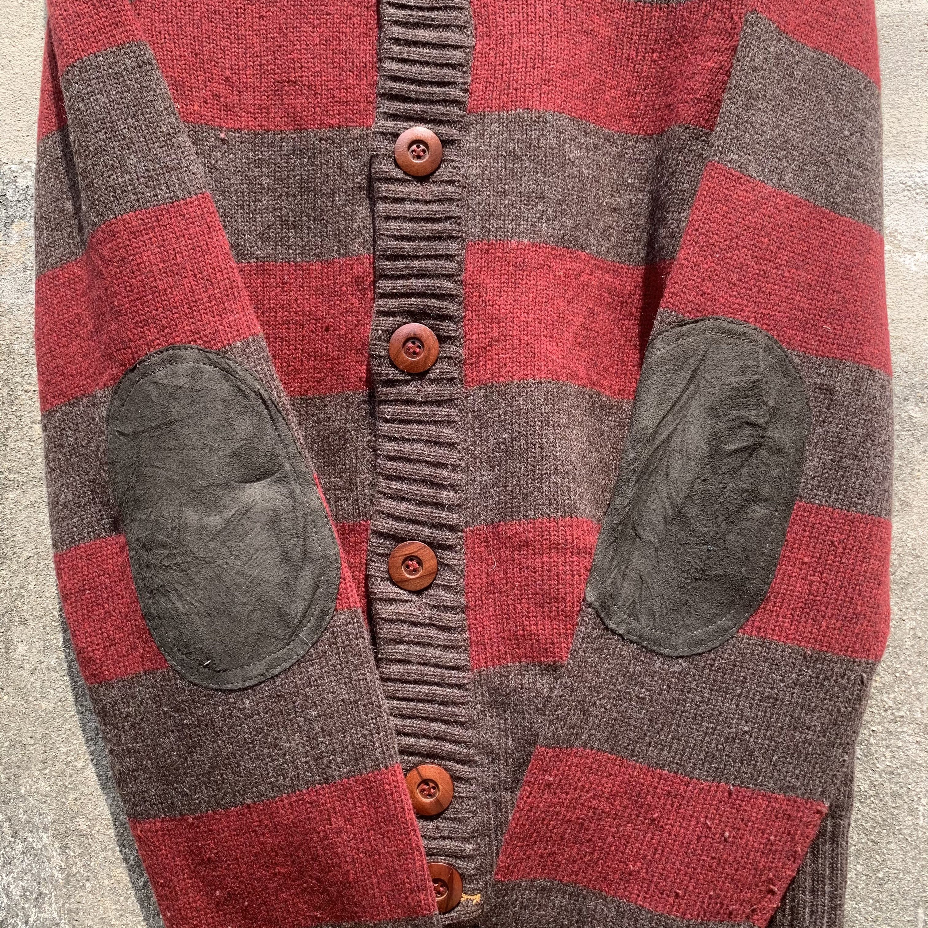 Energie JAPANESE VINTAGE Knit Striped Turtleneck Cardigan Sweater Size US S / EU 44-46 / 1 - 7 Thumbnail