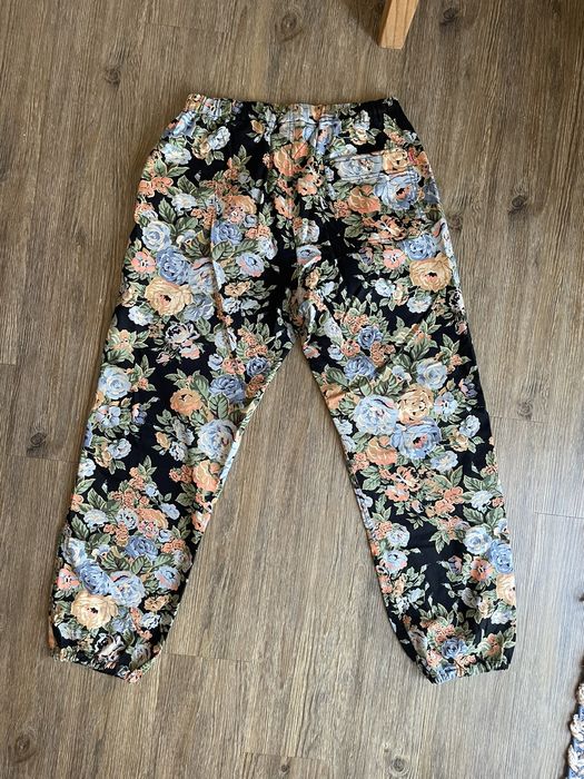 Supreme Supreme SS14 Flower / Floral Pants - Black Medium | Grailed