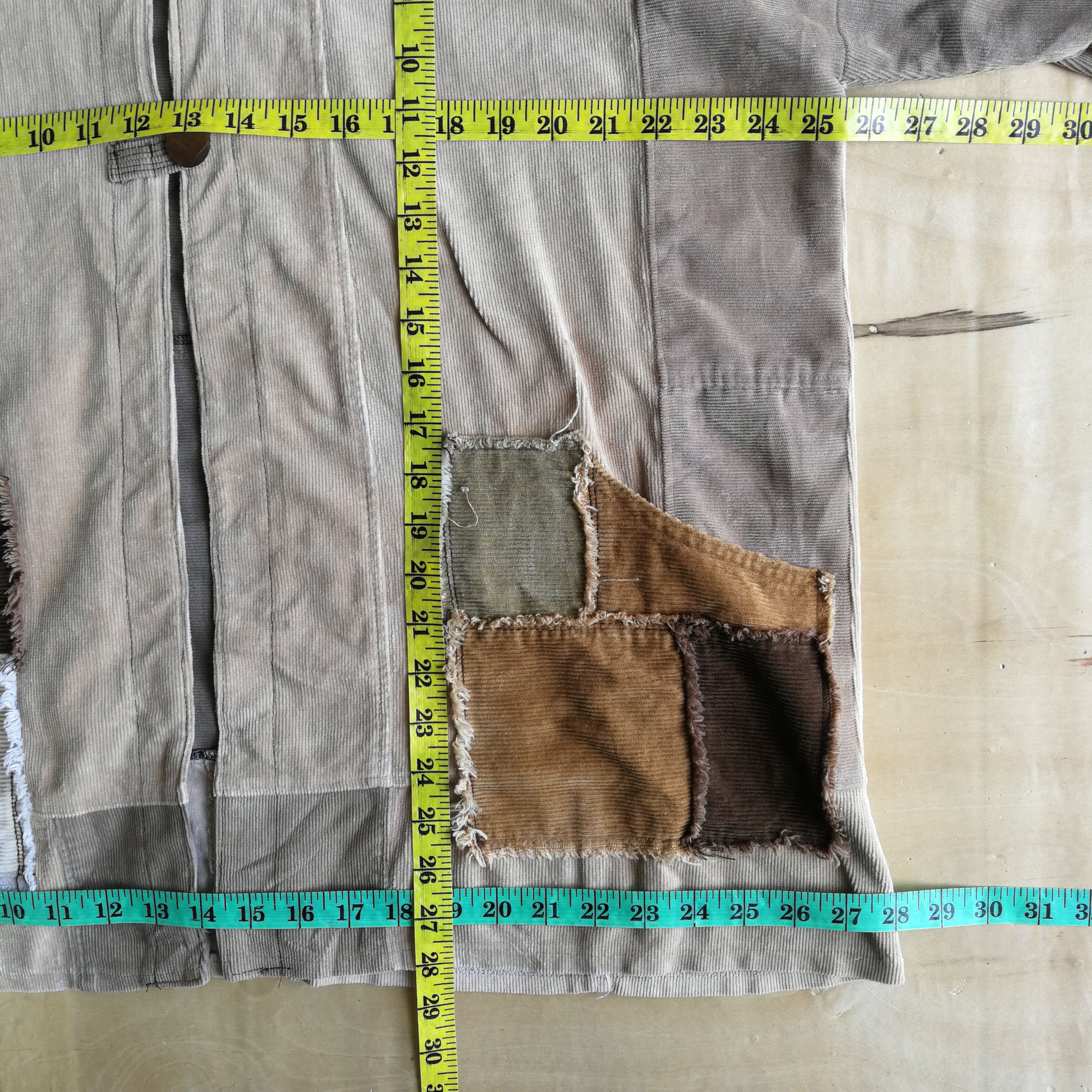 Japanese Brand Japanese Brand Patchwork Corduroy Style Jacket Size US L / EU 52-54 / 3 - 12 Thumbnail