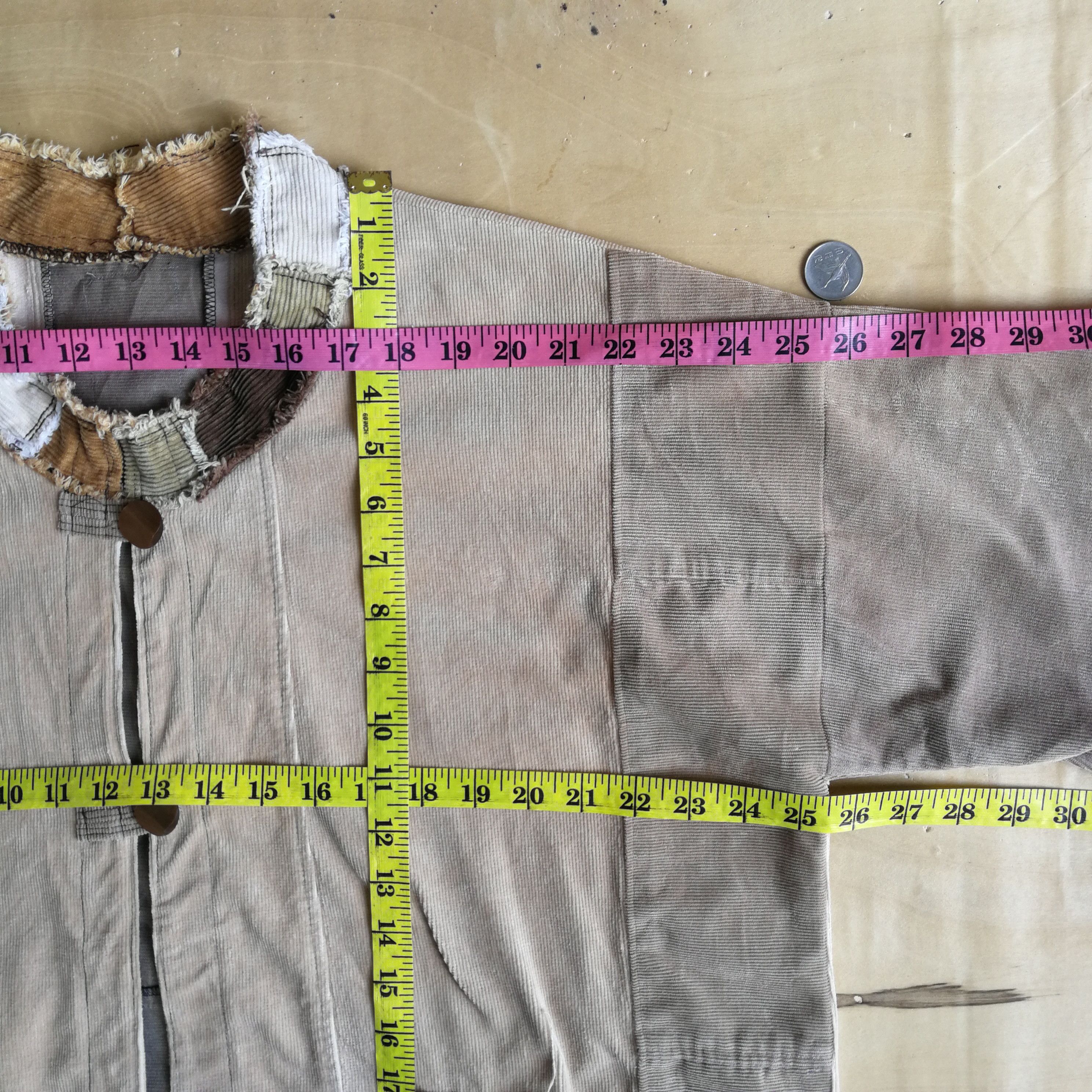 Japanese Brand Japanese Brand Patchwork Corduroy Style Jacket Size US L / EU 52-54 / 3 - 11 Thumbnail