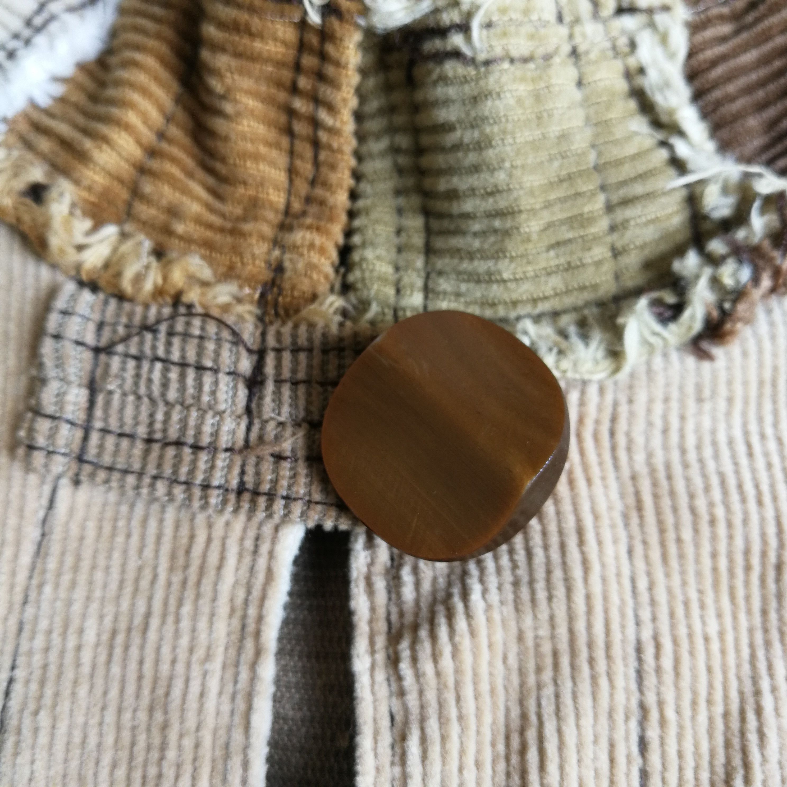 Japanese Brand Japanese Brand Patchwork Corduroy Style Jacket Size US L / EU 52-54 / 3 - 9 Thumbnail