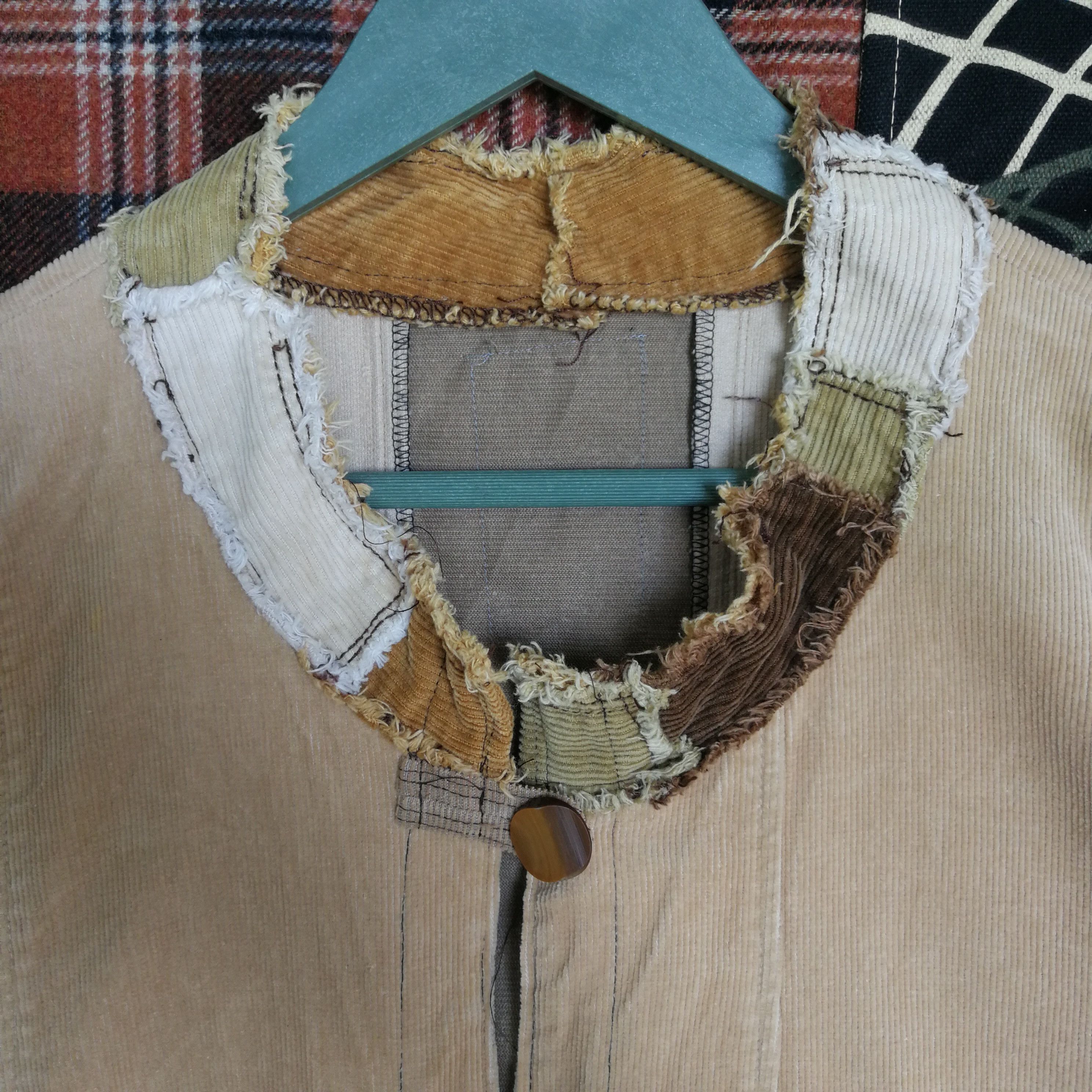 Japanese Brand Japanese Brand Patchwork Corduroy Style Jacket Size US L / EU 52-54 / 3 - 6 Thumbnail