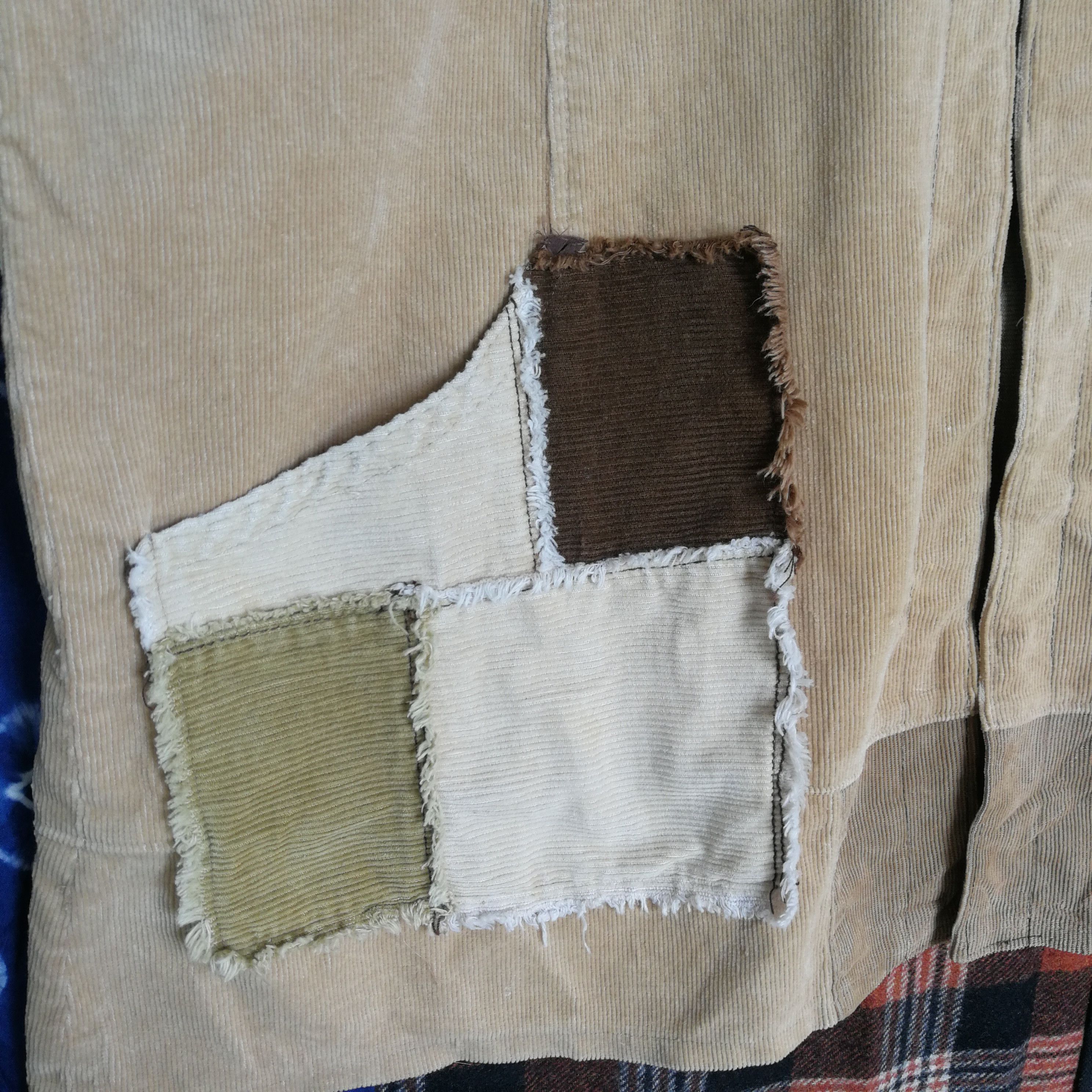 Japanese Brand Japanese Brand Patchwork Corduroy Style Jacket Size US L / EU 52-54 / 3 - 8 Thumbnail