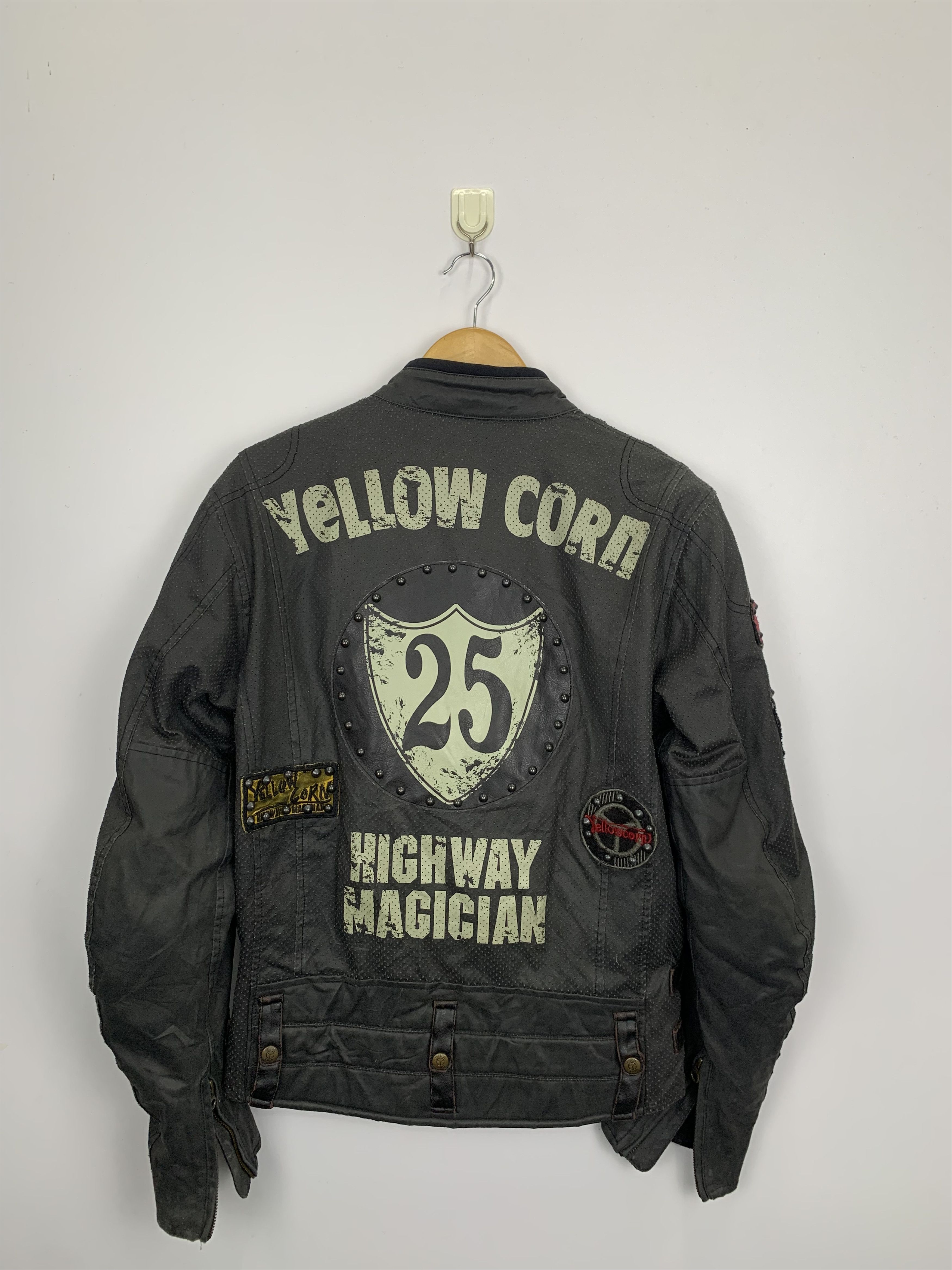 Vintage Vintage Yellow Corn Highway Magician Racing Jacket | Grailed