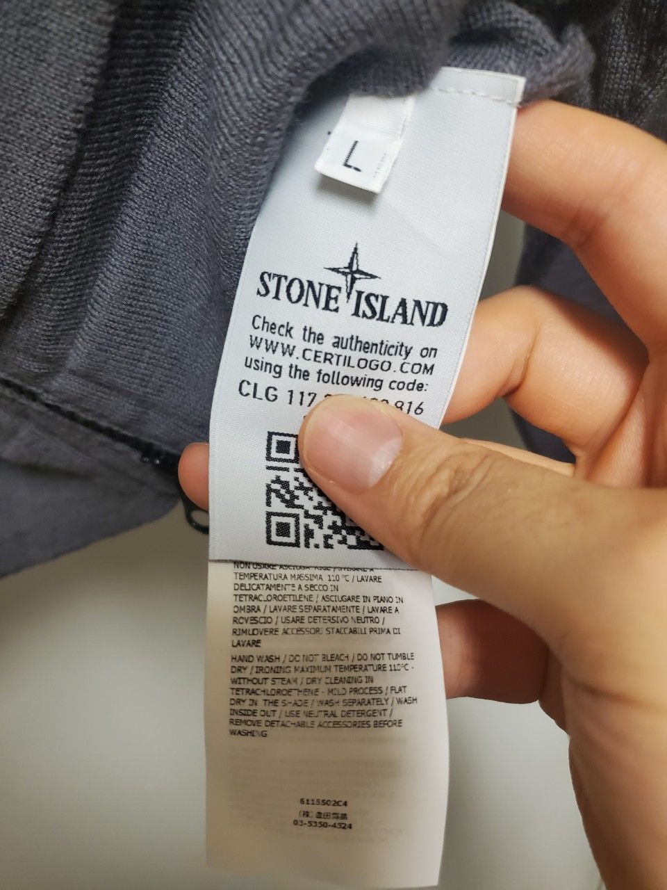 Stone Island Stone Island Full Zip Up Sweater Sz L (BNWT) Size US L / EU 52-54 / 3 - 3 Thumbnail