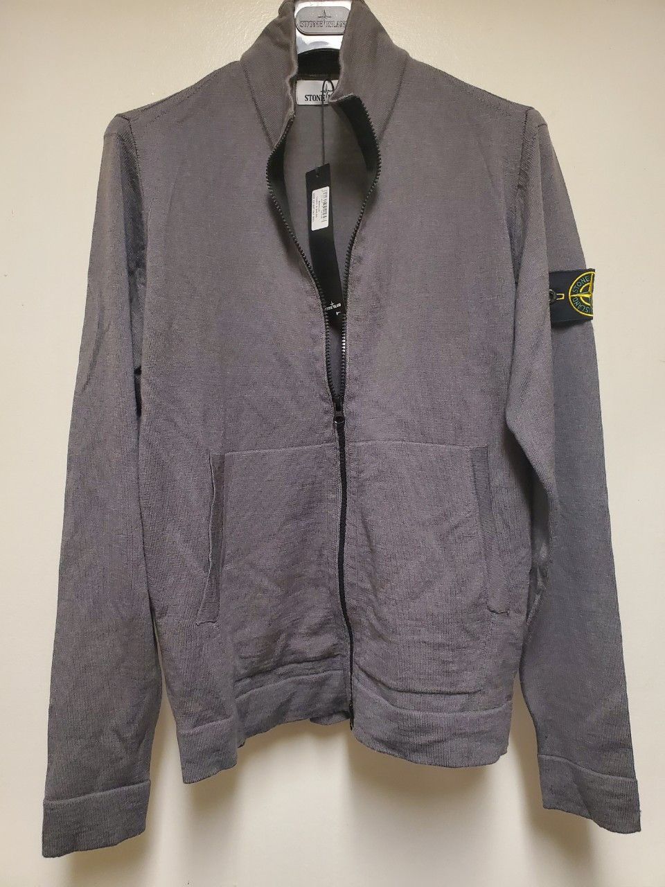 Stone Island Stone Island Full Zip Up Sweater Sz L (BNWT) Size US L / EU 52-54 / 3 - 1 Thumbnail
