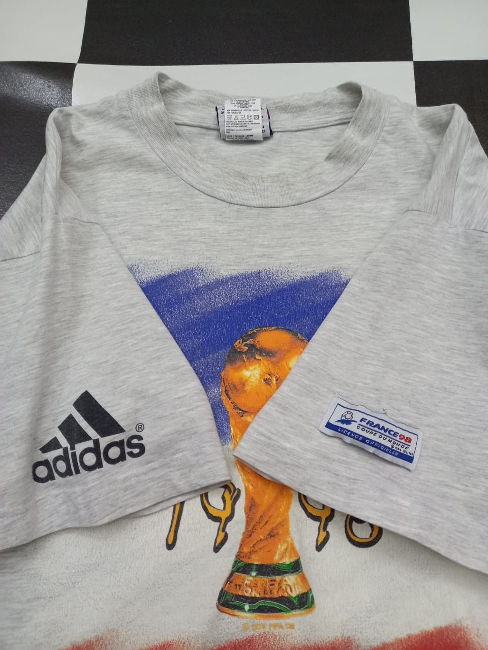 Adidas Vintage Adidas World Cup France 98 Size US L / EU 52-54 / 3 - 5 Thumbnail