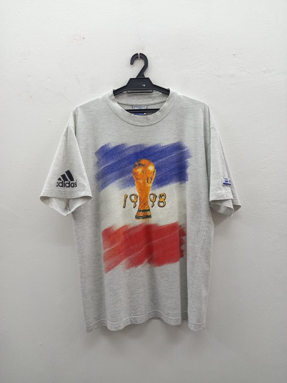 Adidas Vintage Adidas World Cup France 98 Size US L / EU 52-54 / 3 - 1 Thumbnail