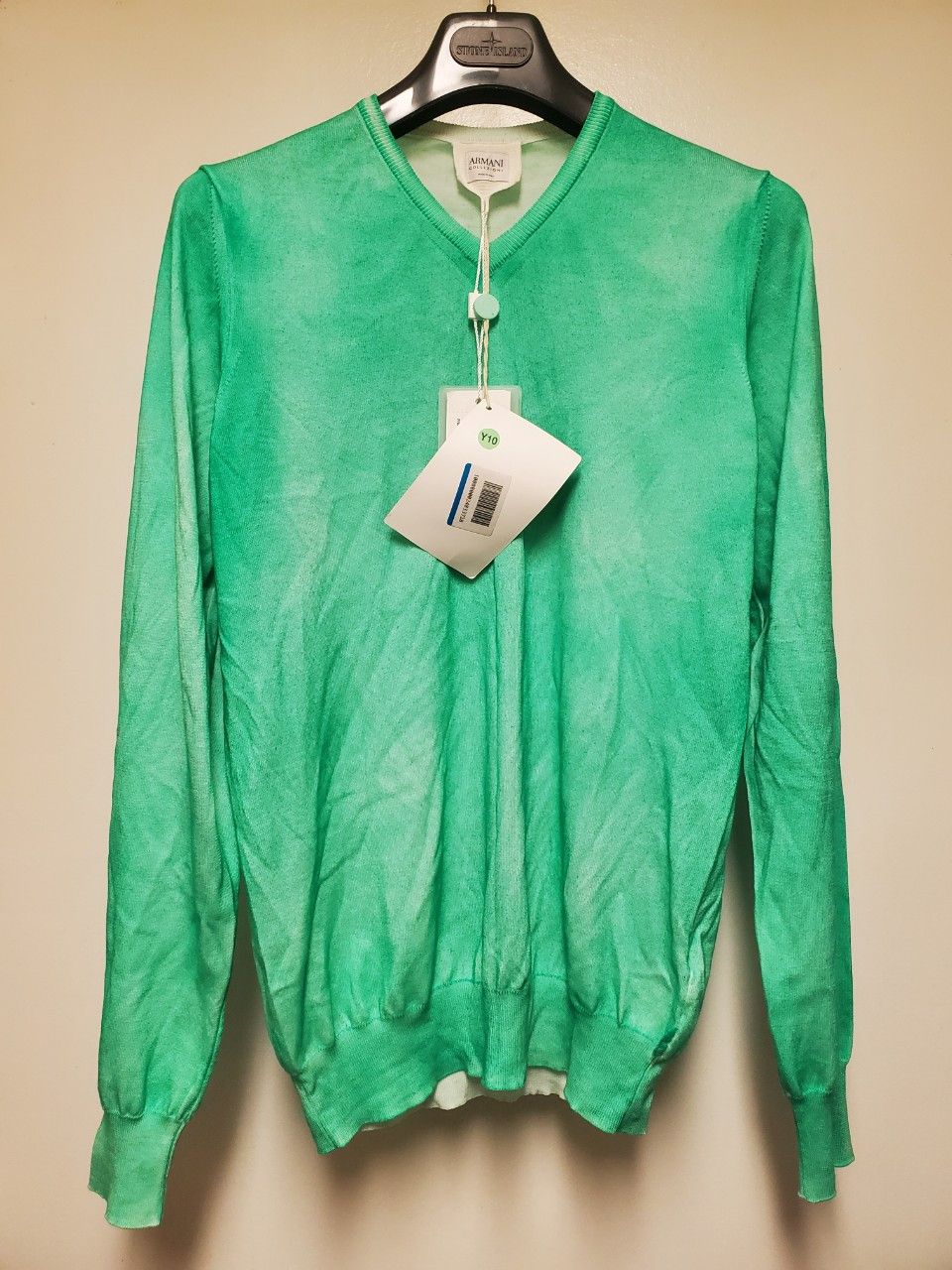 Armani Armani Collezioni Rare Garment Dyed Sweater (BNWT) Size US M / EU 48-50 / 2 - 1 Thumbnail