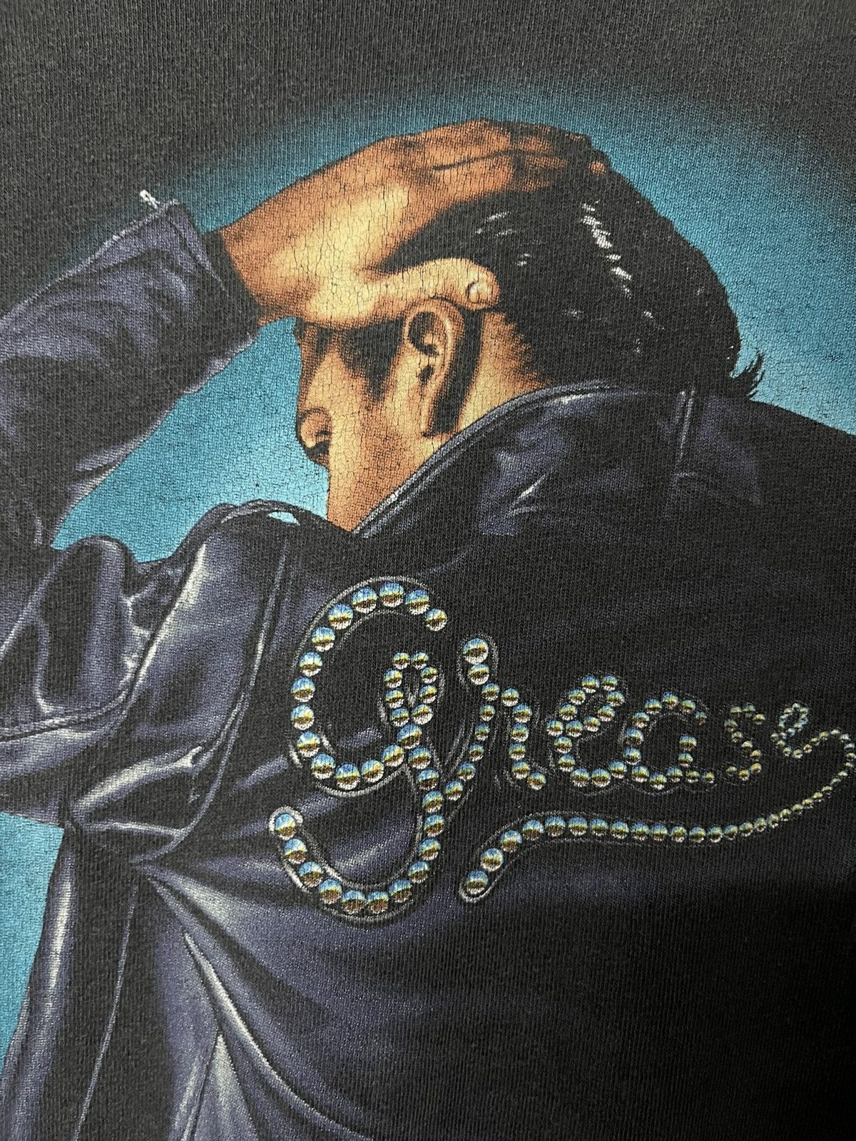 Band Tees × Vintage Vintage 90s Elvis Faded Tees Size US L / EU 52-54 / 3 - 3 Thumbnail