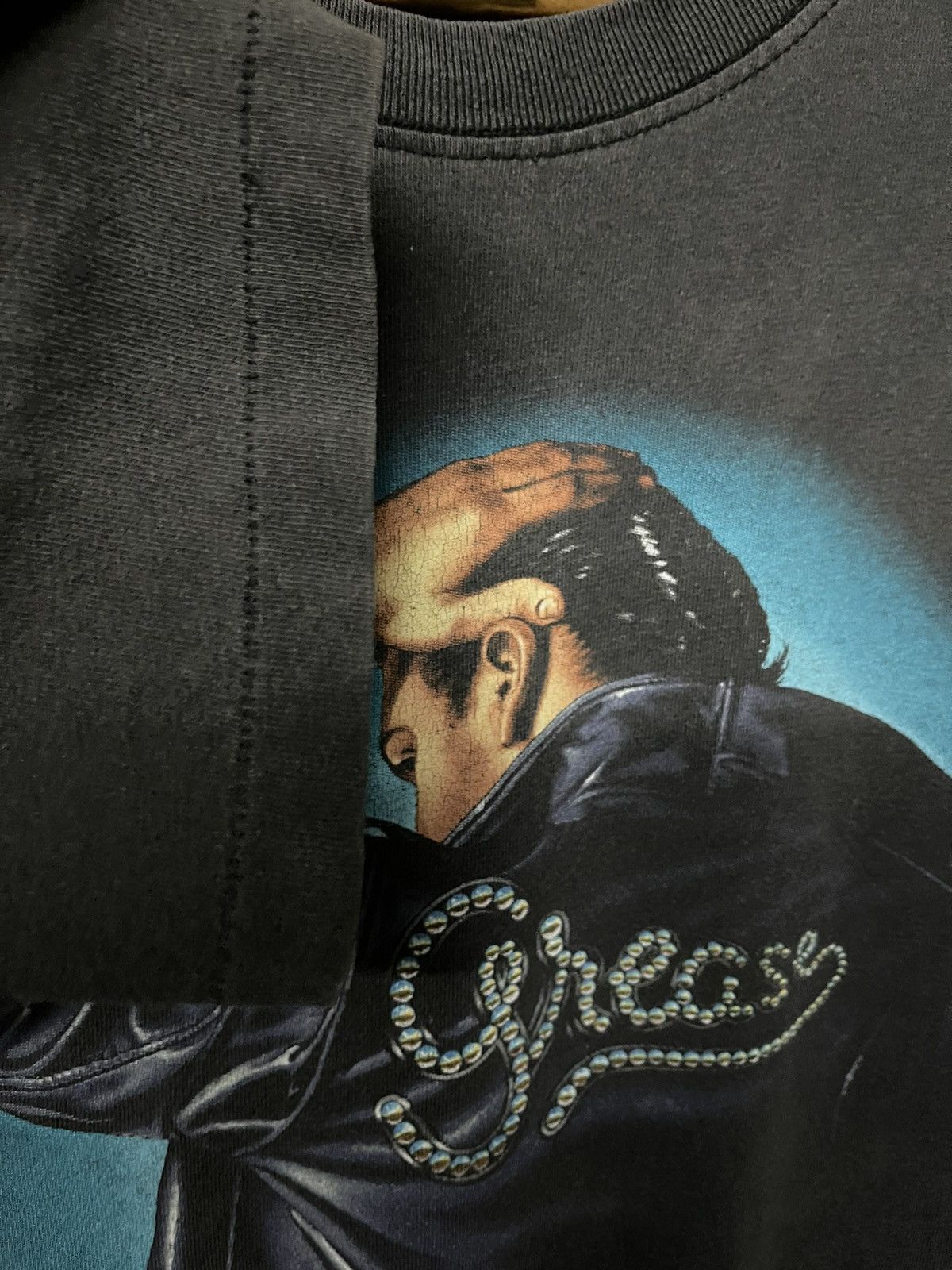 Band Tees × Vintage Vintage 90s Elvis Faded Tees Size US L / EU 52-54 / 3 - 6 Thumbnail