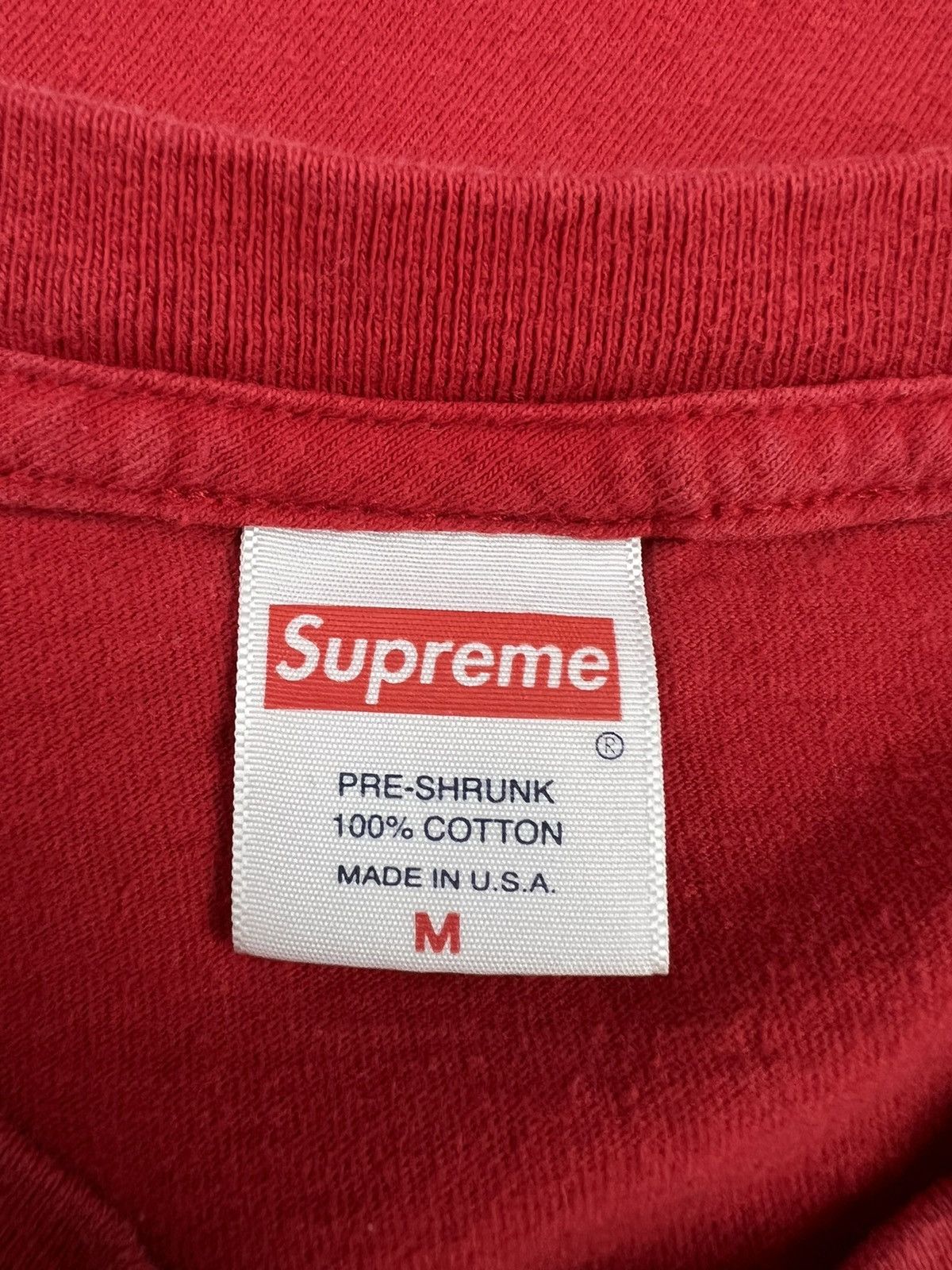 Supreme Supreme x Michael Jackson Portrait Tee Red Medium 🧊❄️🥣 Box Size US M / EU 48-50 / 2 - 3 Thumbnail