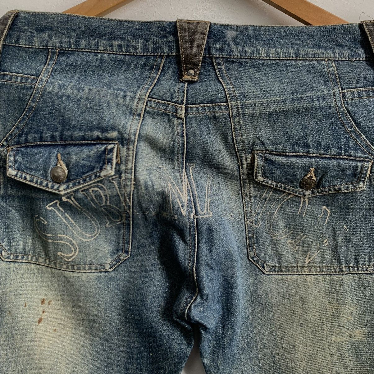 In The Attic In The Attic Full Print Word Distressed Denim Jeans Size US 34 / EU 50 - 13 Thumbnail