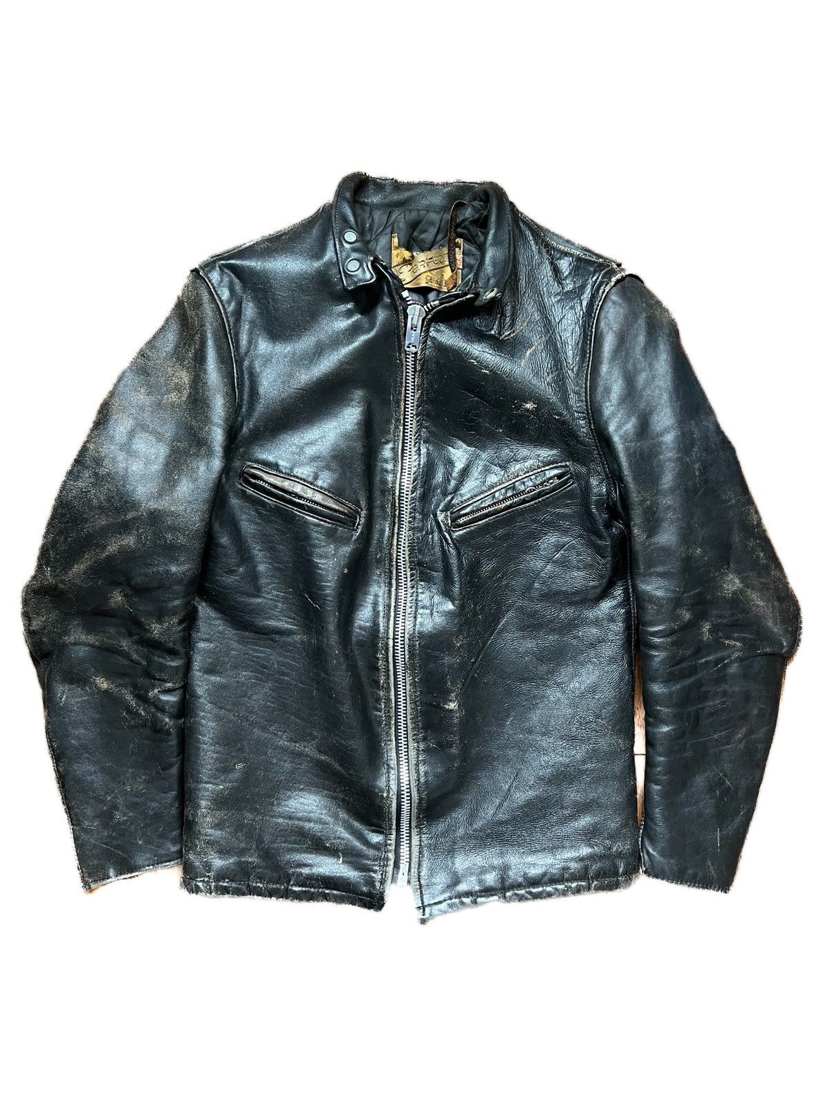Schott × Vintage 1970’s Schott Perfecto Cafe Racer Jacket | Grailed