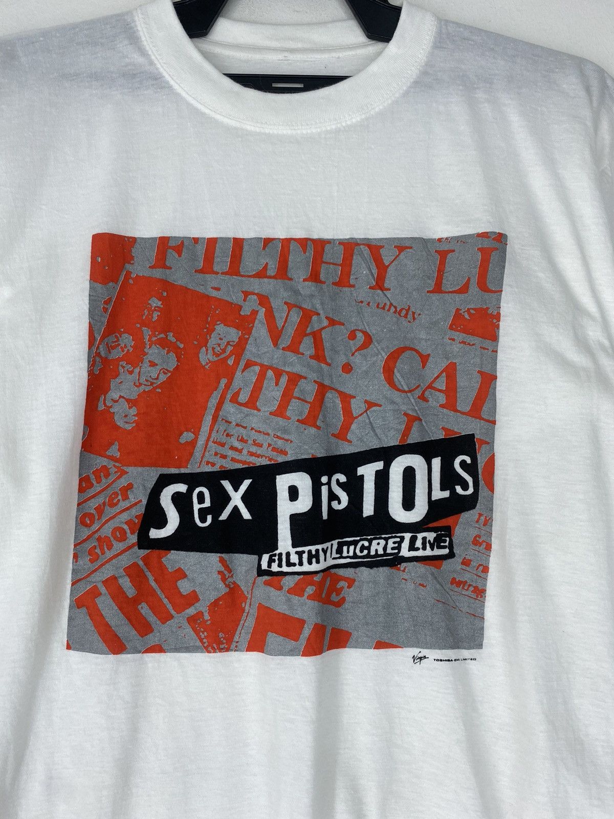 Band Tees × Vintage Vintage rare Sex Pistols promo toshiba Size US M / EU 48-50 / 2 - 3 Thumbnail