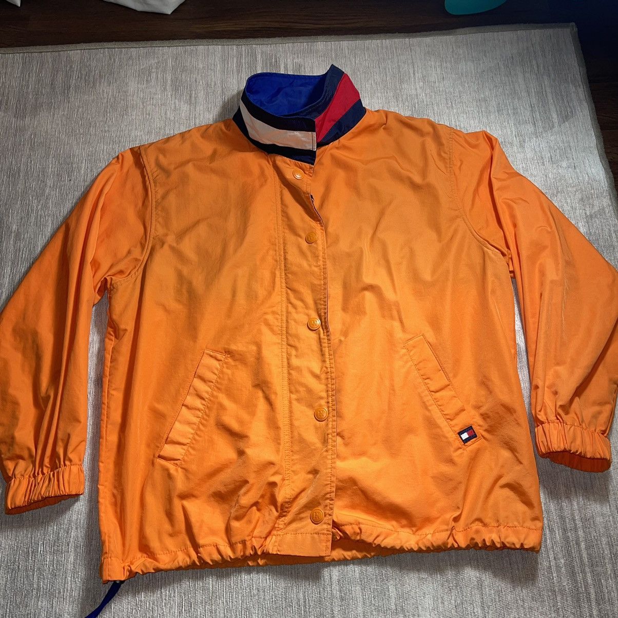Tommy Hilfiger Vtg 90’s Tommy Hilfiger Jacket M Orange Flag Collar Size US M / EU 48-50 / 2 - 2 Preview