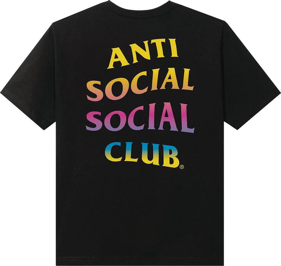 anti social social club three evils black tee