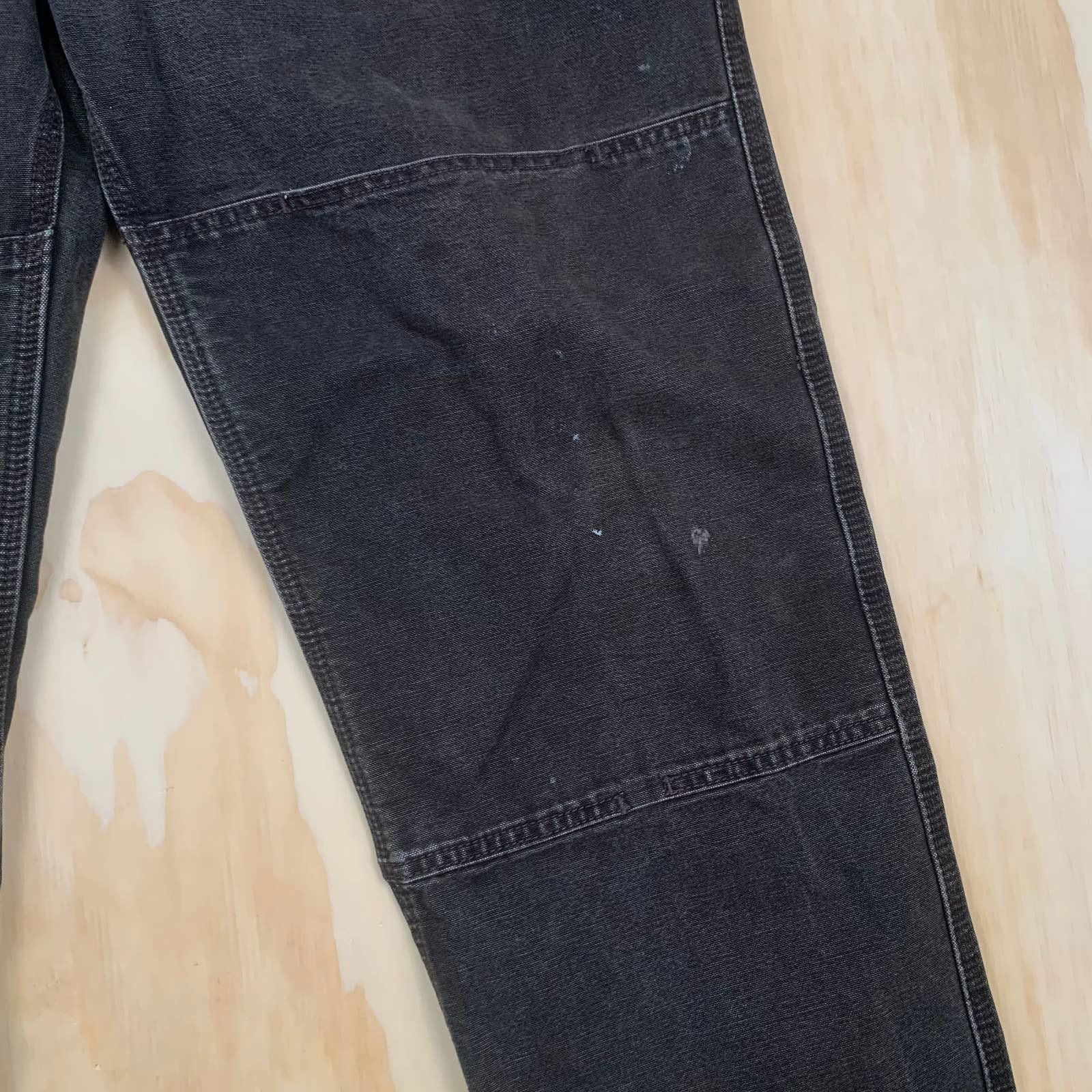 Levi's Vintage Levi’s black double knee carpenter jeans Size US 37 - 2 Thumbnail