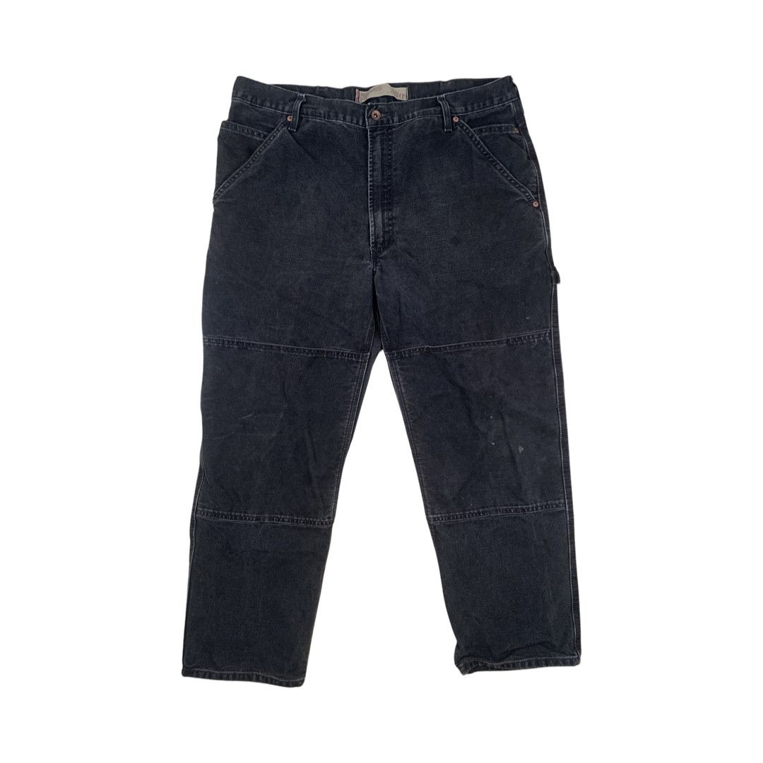 Levi's Vintage Levi’s black double knee carpenter jeans Size US 37 - 1 Thumbnail