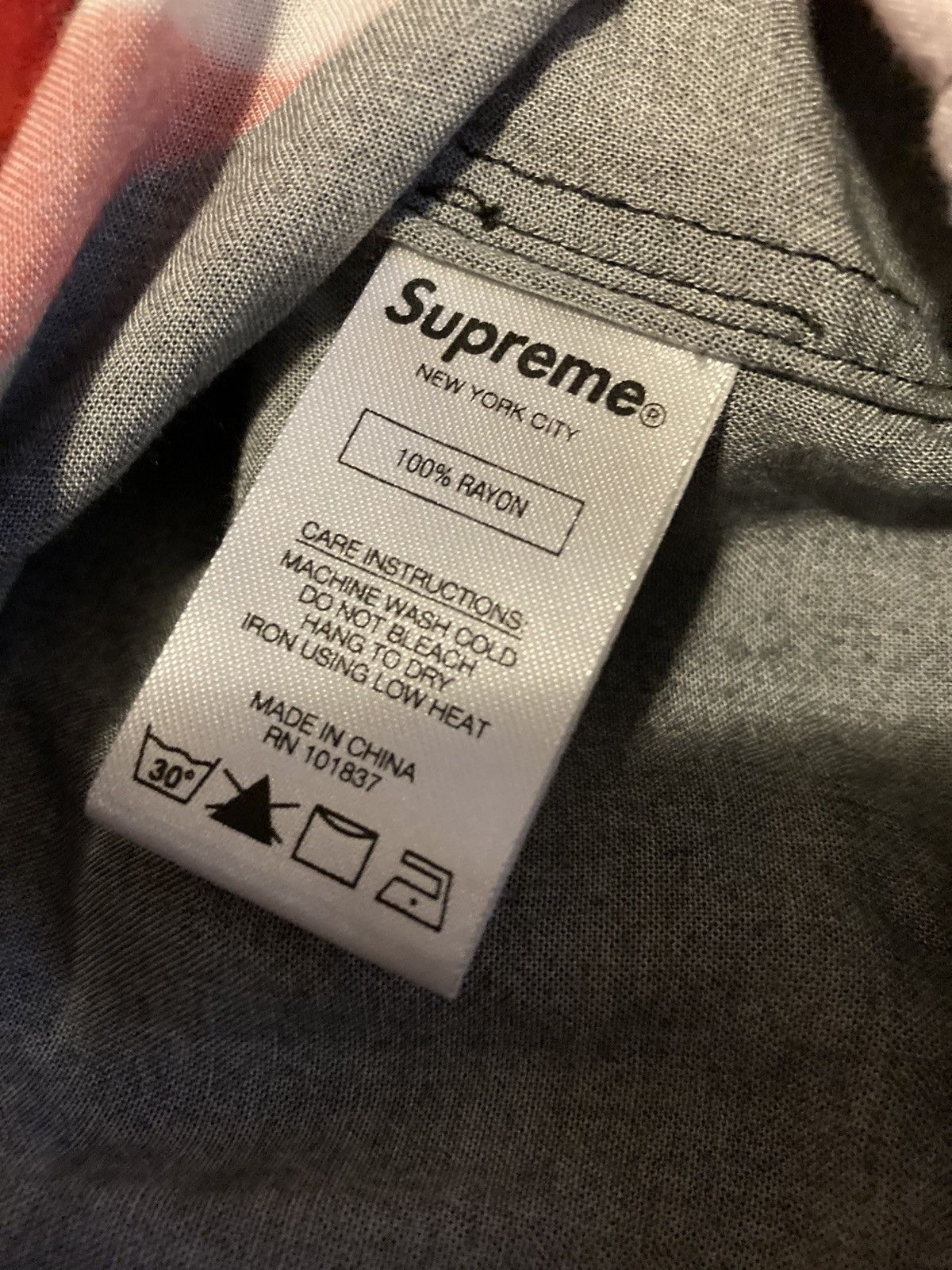 Supreme Supreme Casino Rayon Shirt Black FW18 XL Size US XL / EU 56 / 4 - 5 Thumbnail