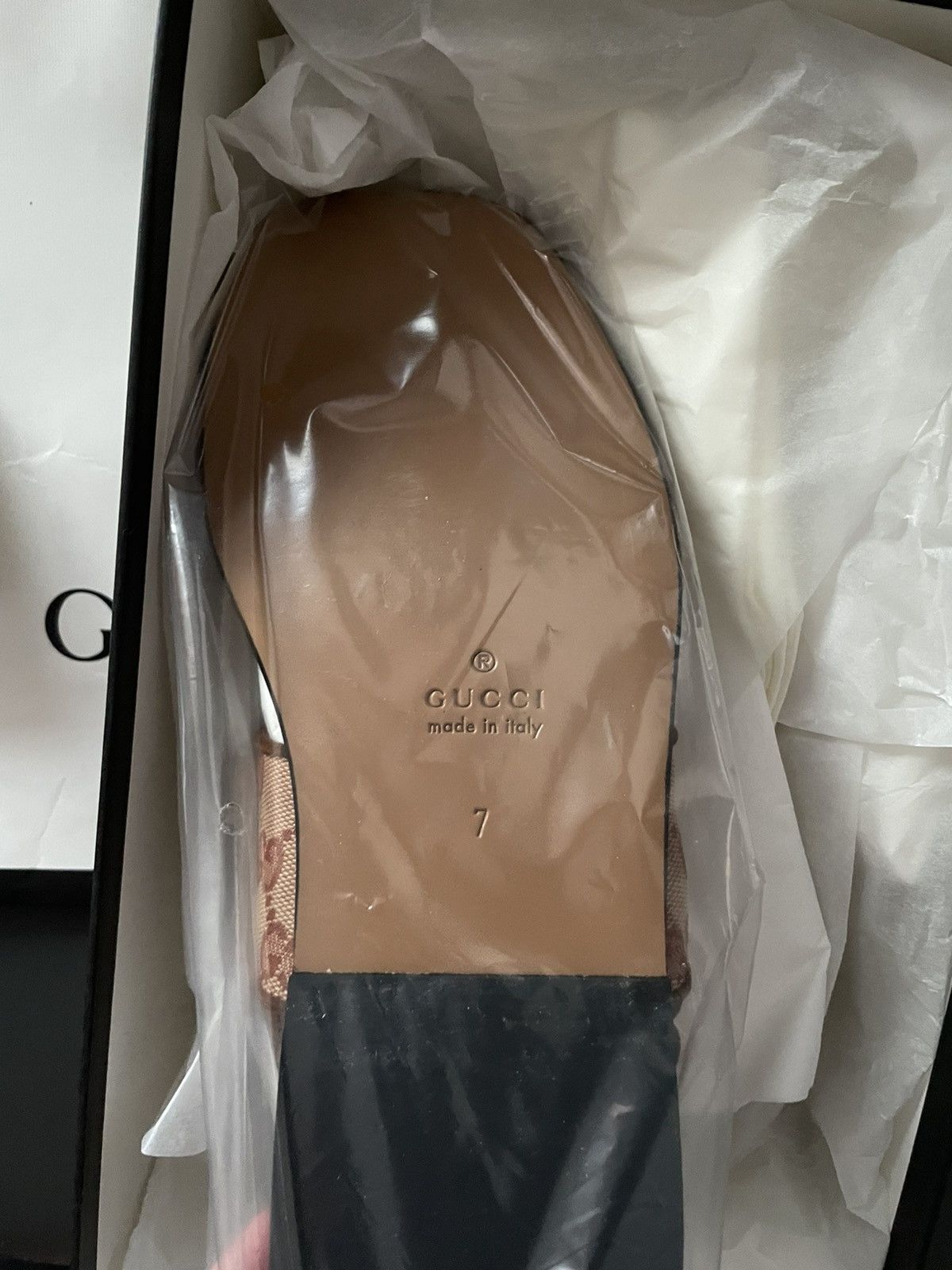 Gucci Brand New Rare GG Logo Leather Sandal Shoes Limited Edition Size US 7.5 / EU 40-41 - 6 Thumbnail